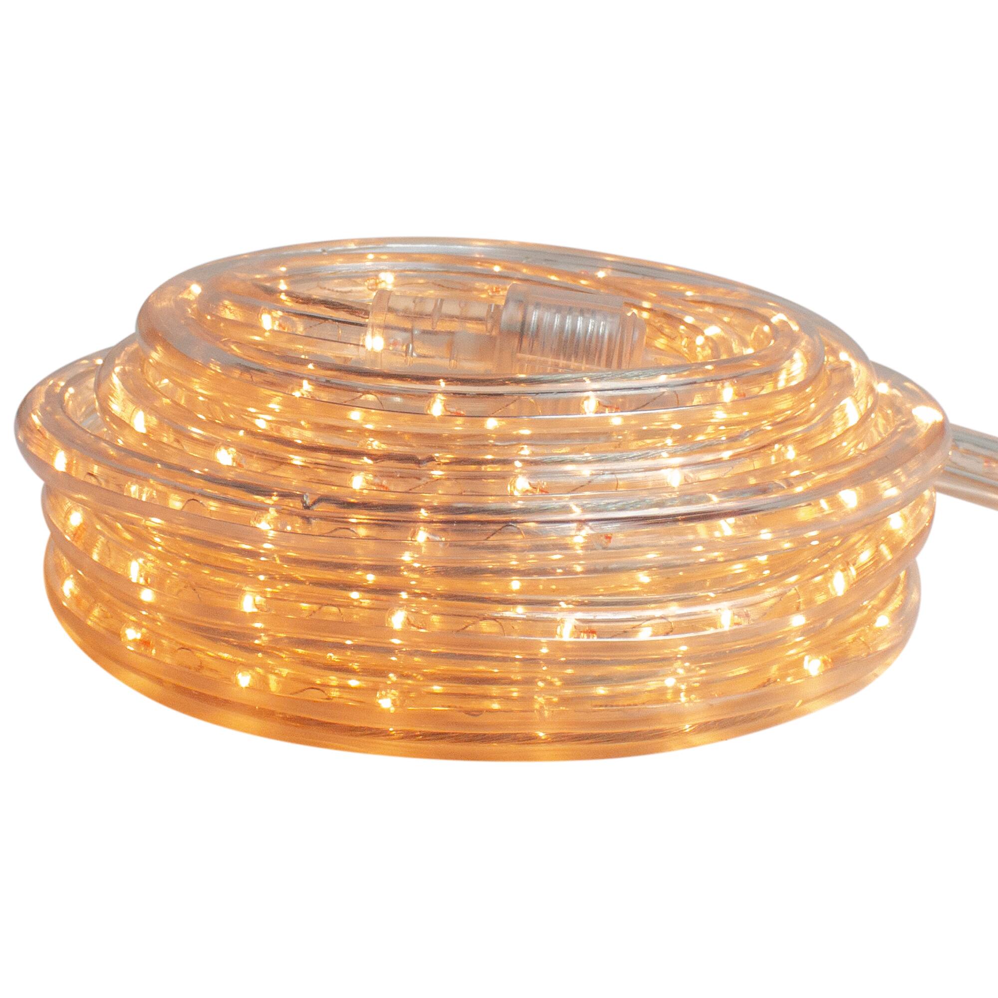 100ft. Clear Incandescent Outdoor Christmas Rope Lights