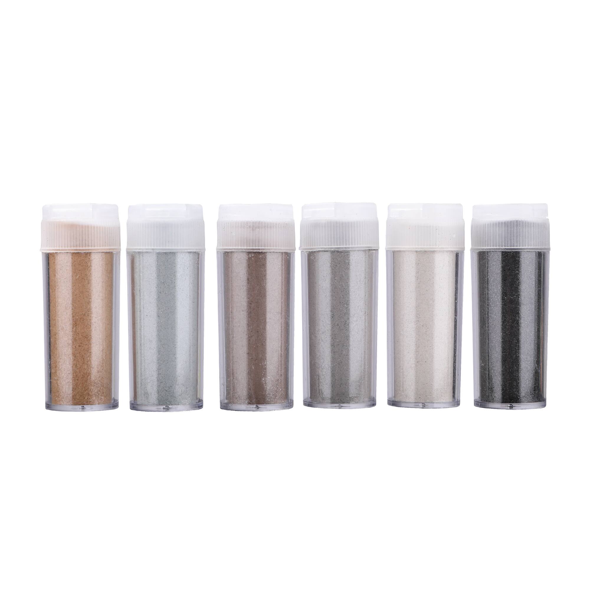 6 Packs: 6 ct. (36 total) Metallic Tones Mica Powder by Recollections™