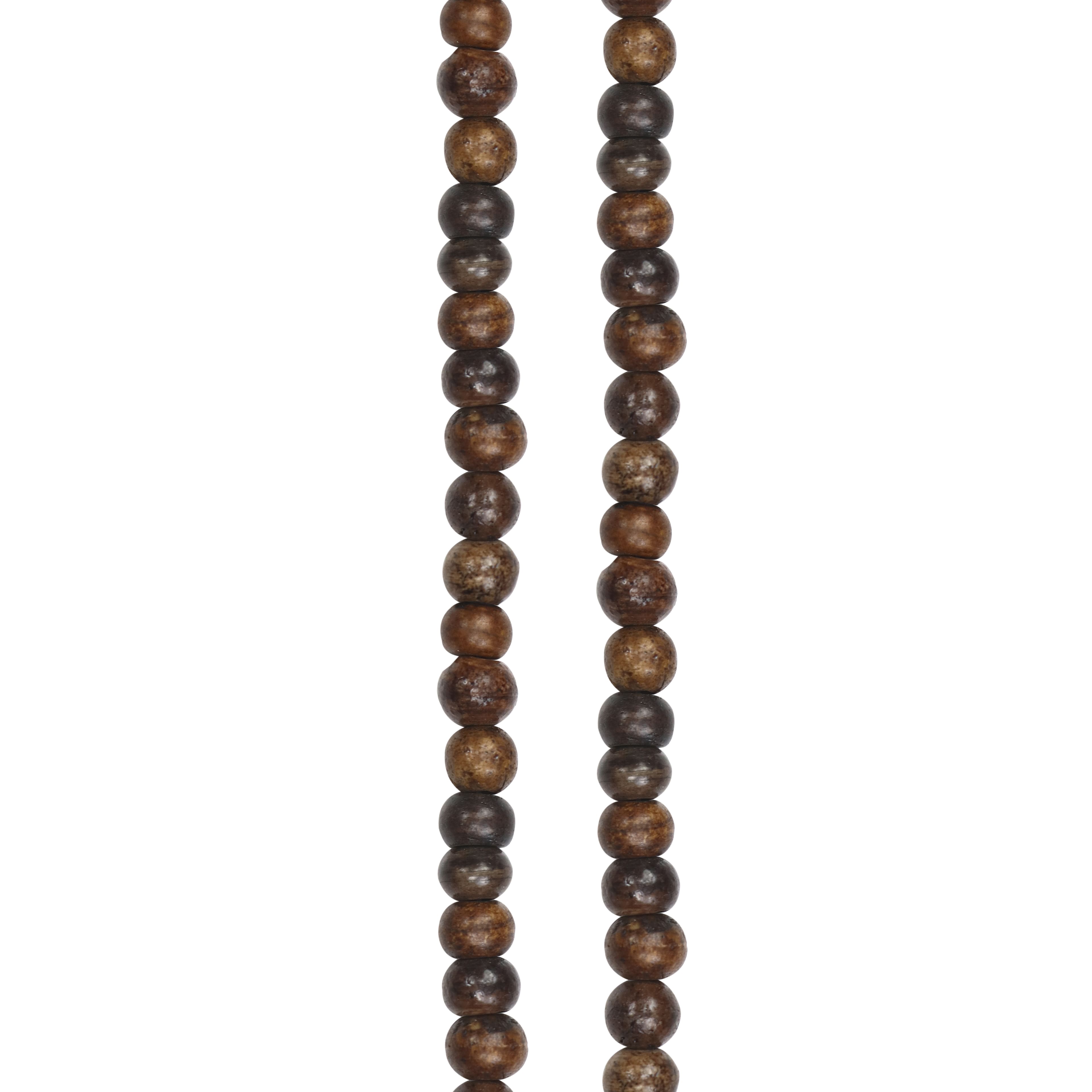 Brown Bone Round Beads by Bead Landing&#xAE;