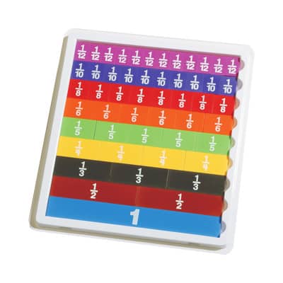 Learning Advantage Fraction Tiles with Work Tray Set | Michaels