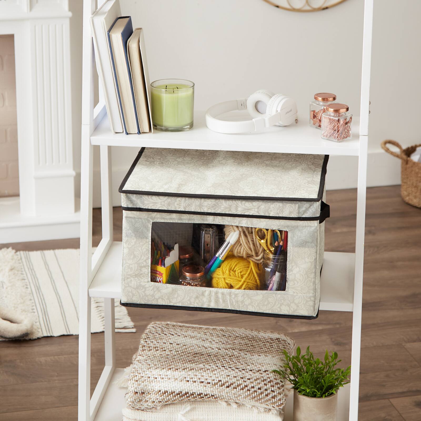 DII® Jumbo Damask Closet Storage Cube