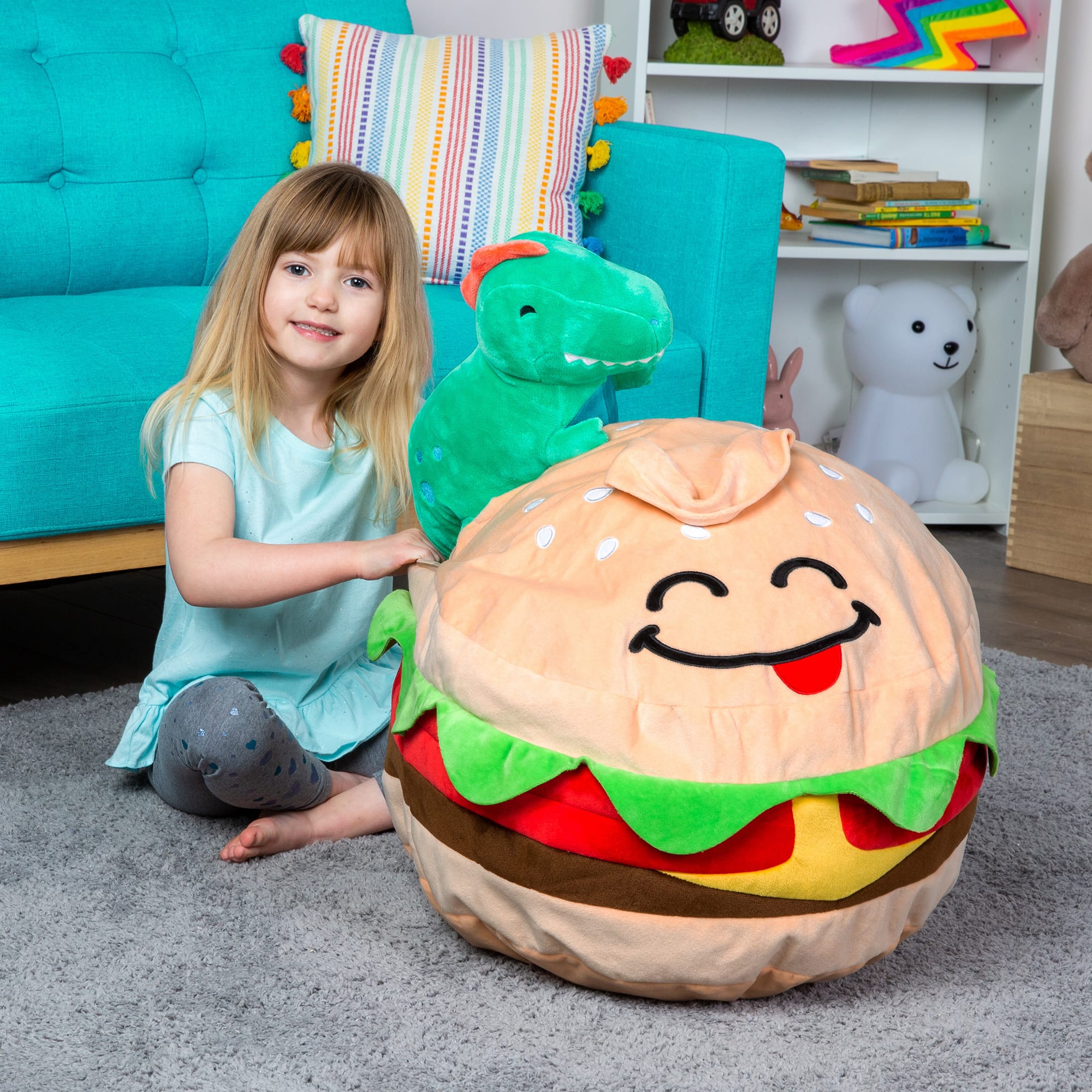 Good Banana™ Hamburger Fill N' Chill Toy Storage Bag
