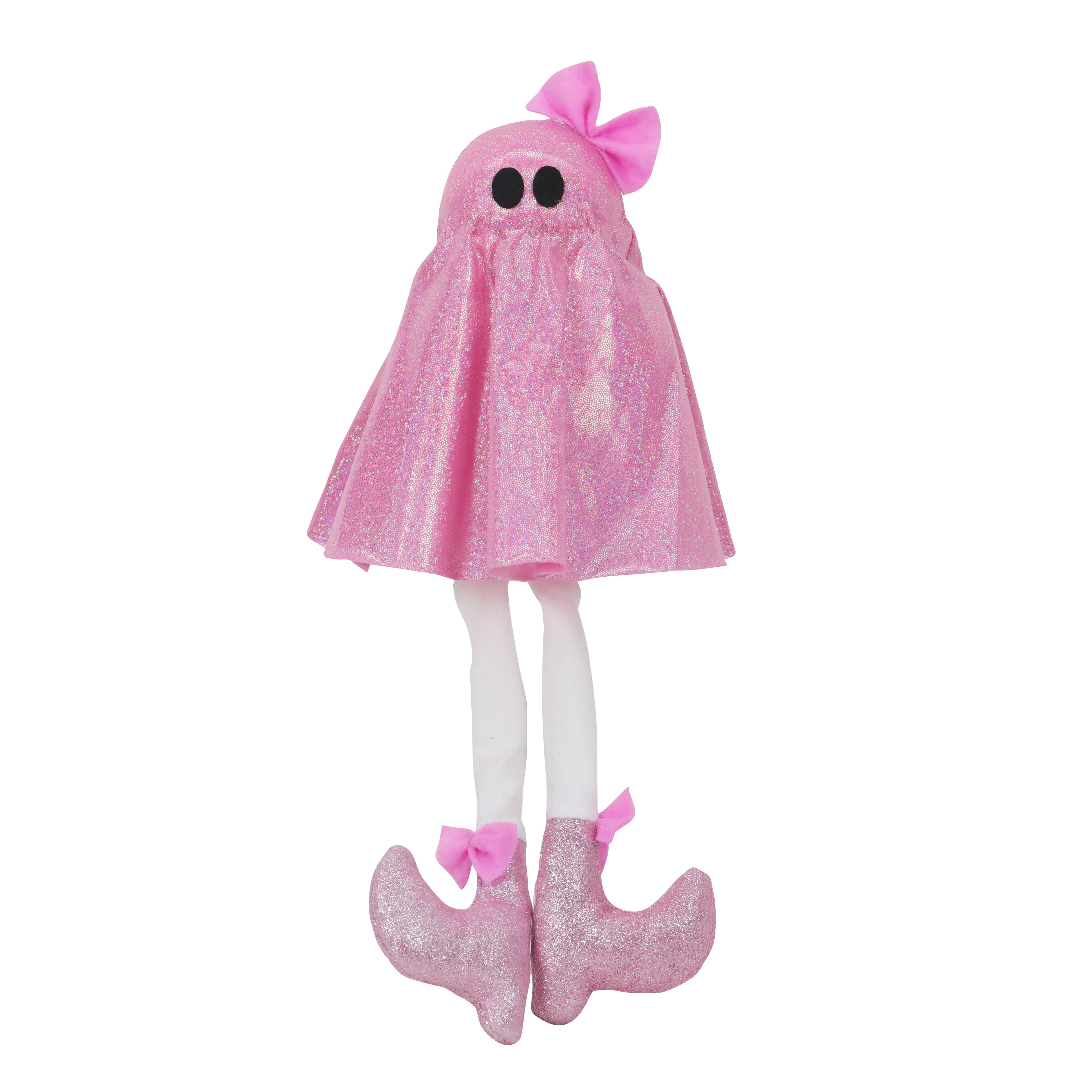 13" Iridescent Fabric Ghost Tabletop Sitter by Ashland®