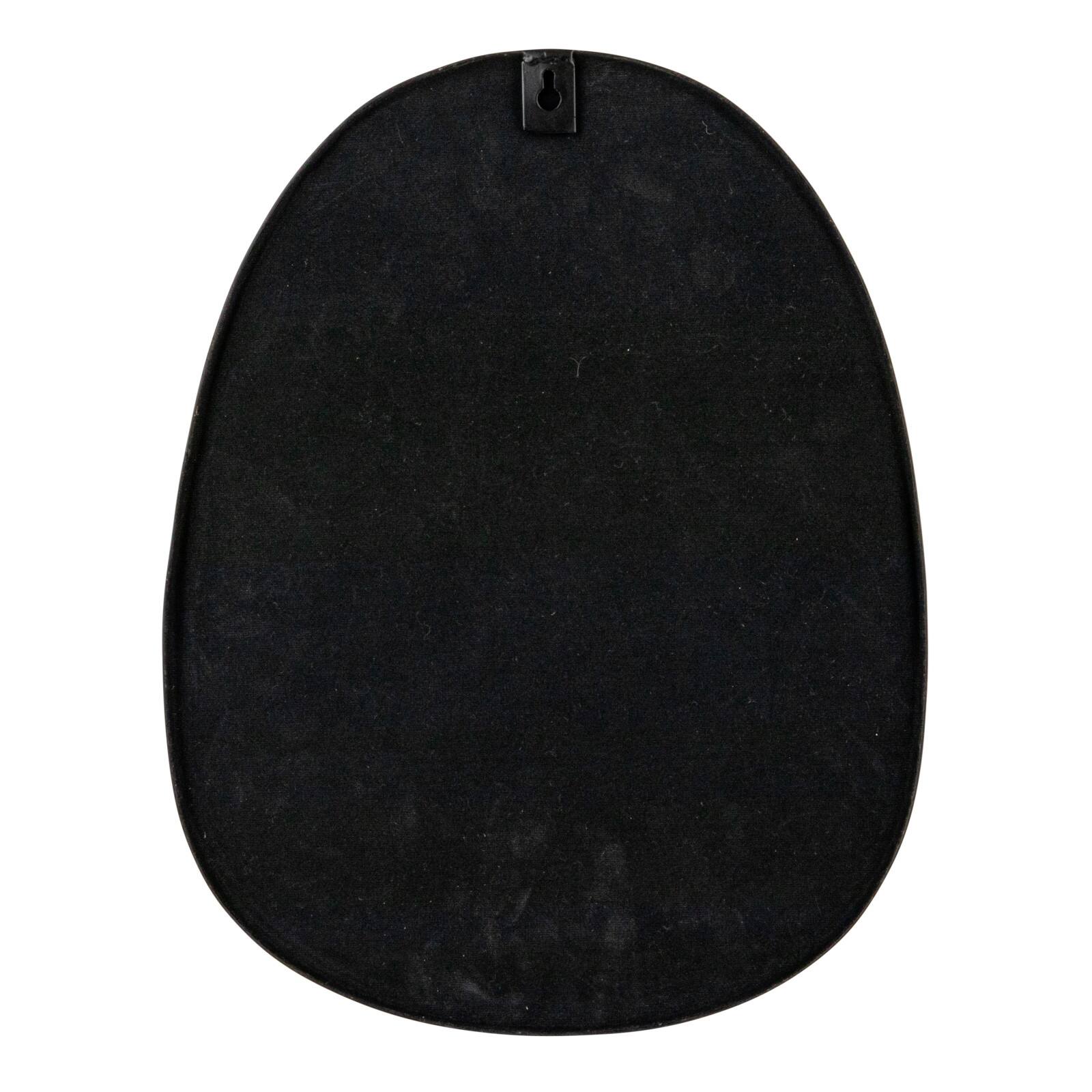 Hello Honey® 11.25" x 14.75" Black Matte Elegance Wall Mirror