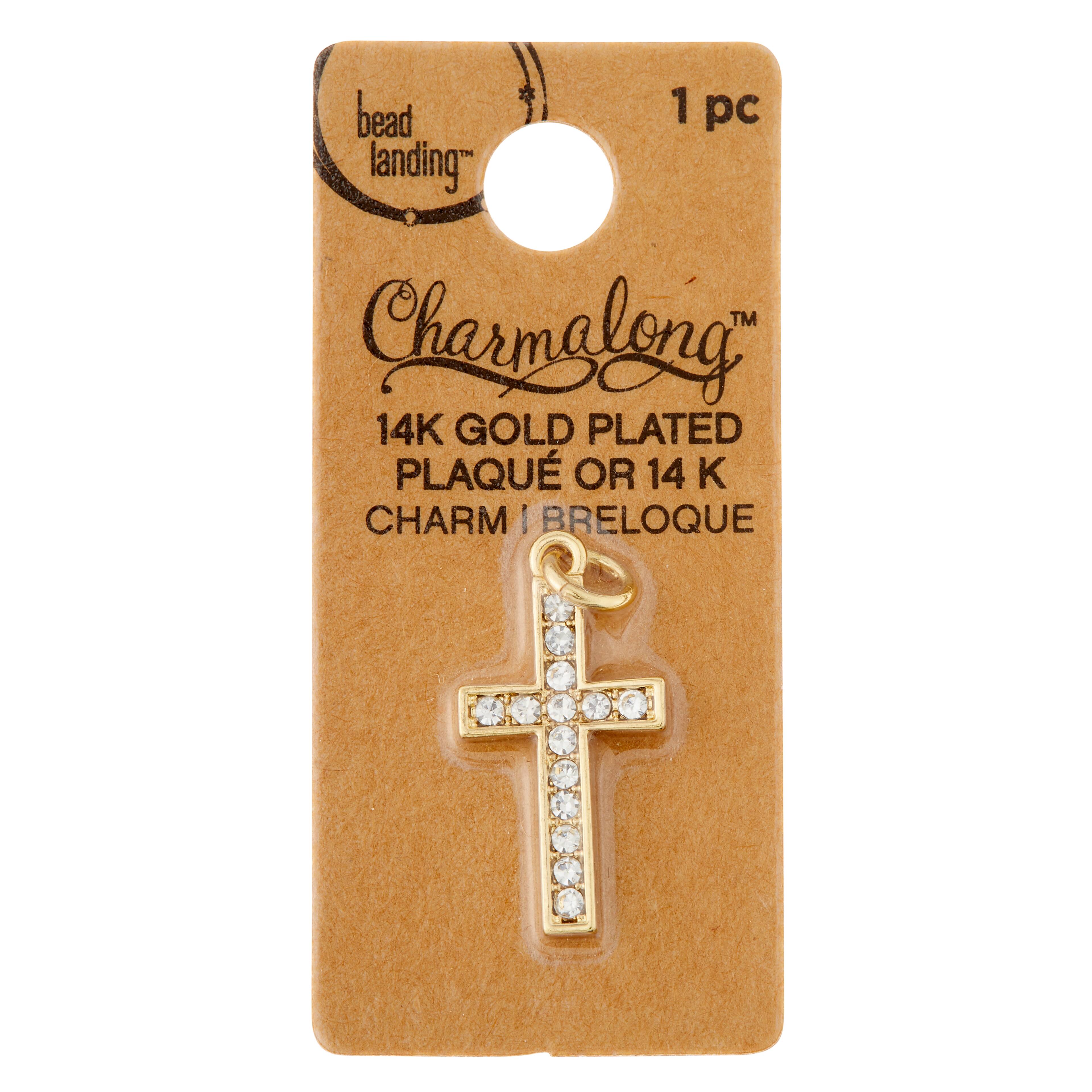 Bead Landing Charmalong Metal Cross Charms - 20 ct