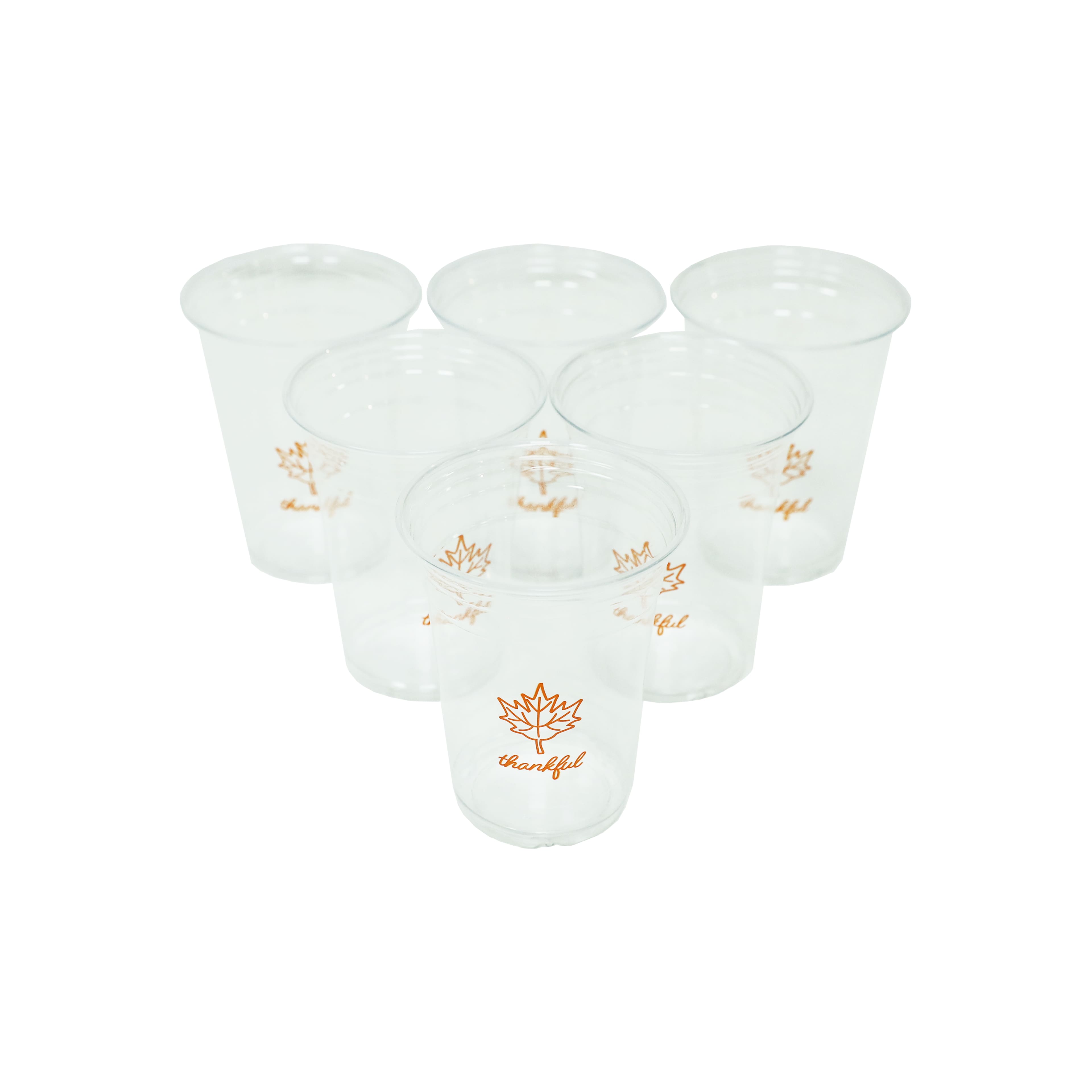 16oz. Thankful Plastic Cups, 12ct. by Celebrate It&#x2122;