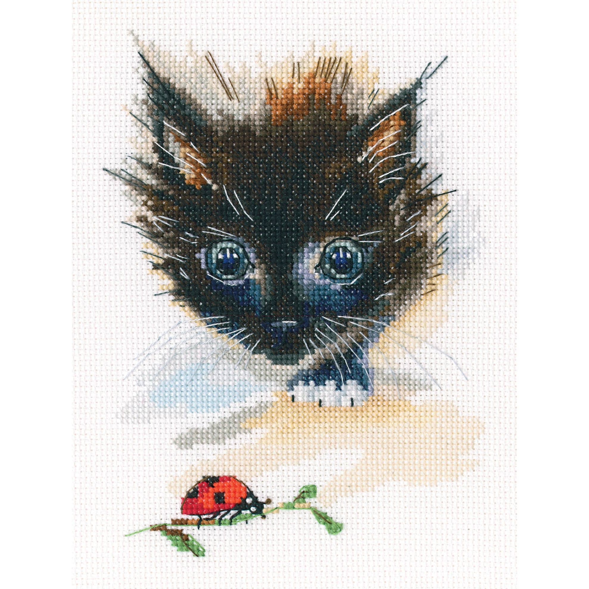 RTO Ladybug &#x26; Super Cat Cross Stitch Kit