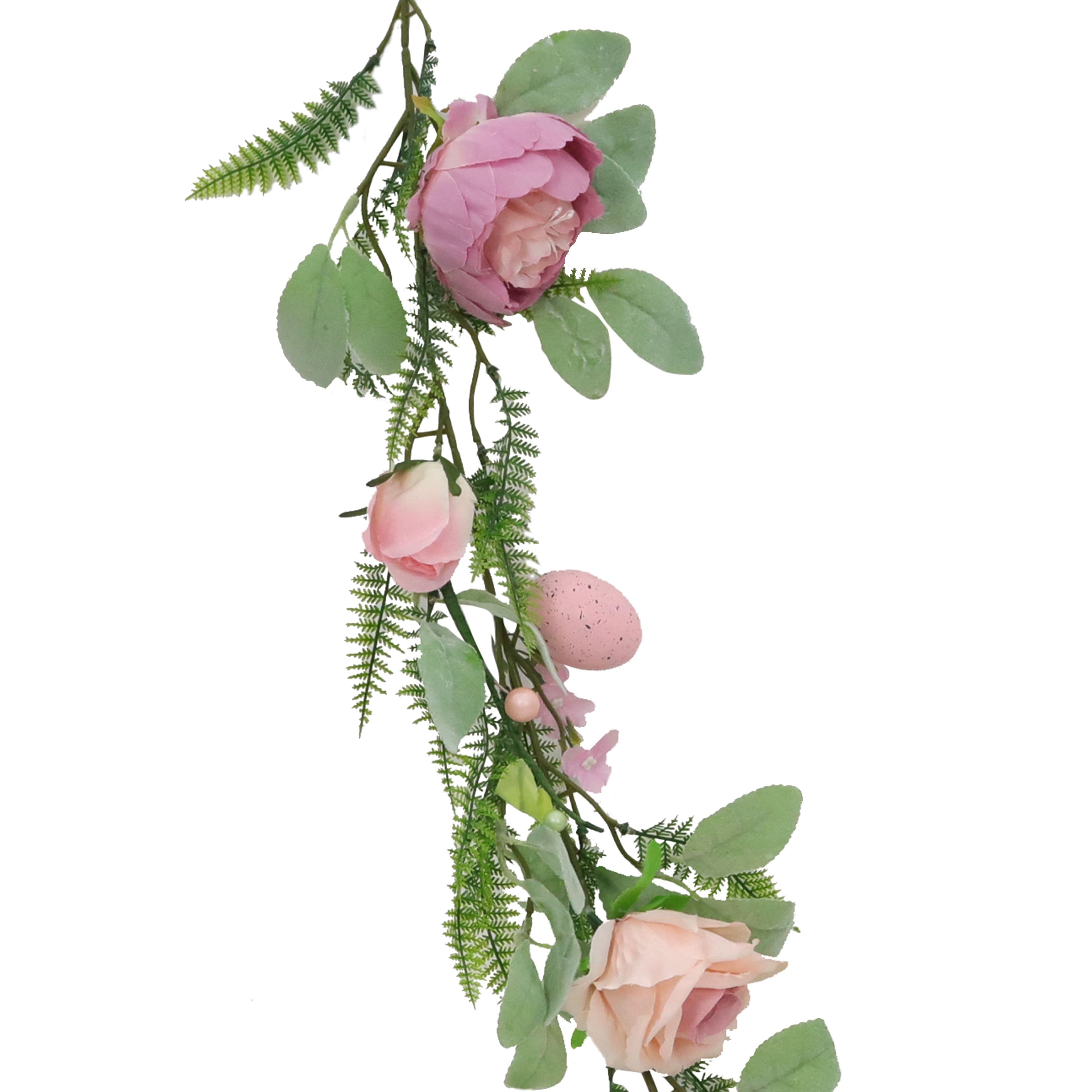 6ft. Easter Rose with Eggs Garland by Ashland&#xAE;