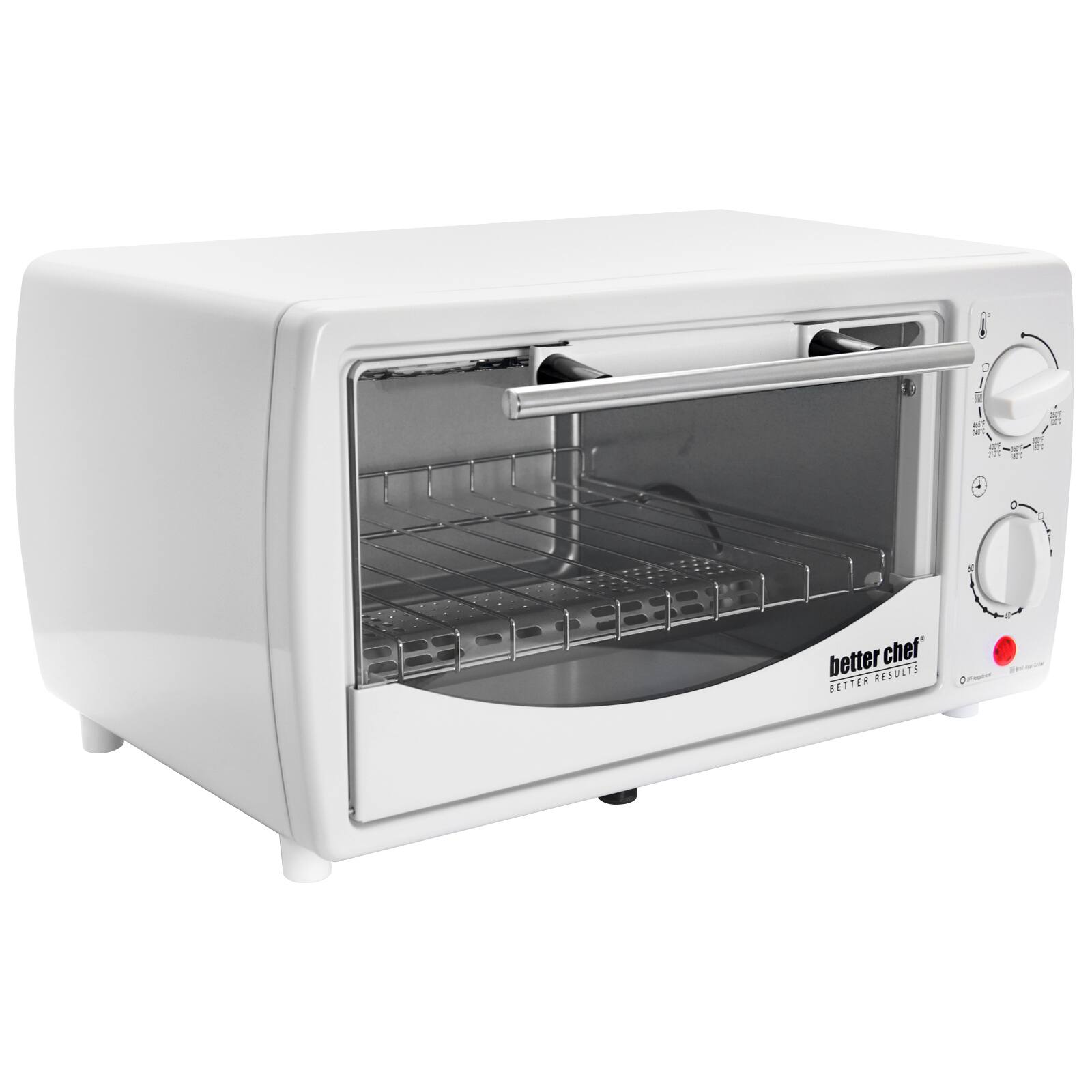 Better Chef 9L White Toaster Oven Broiler