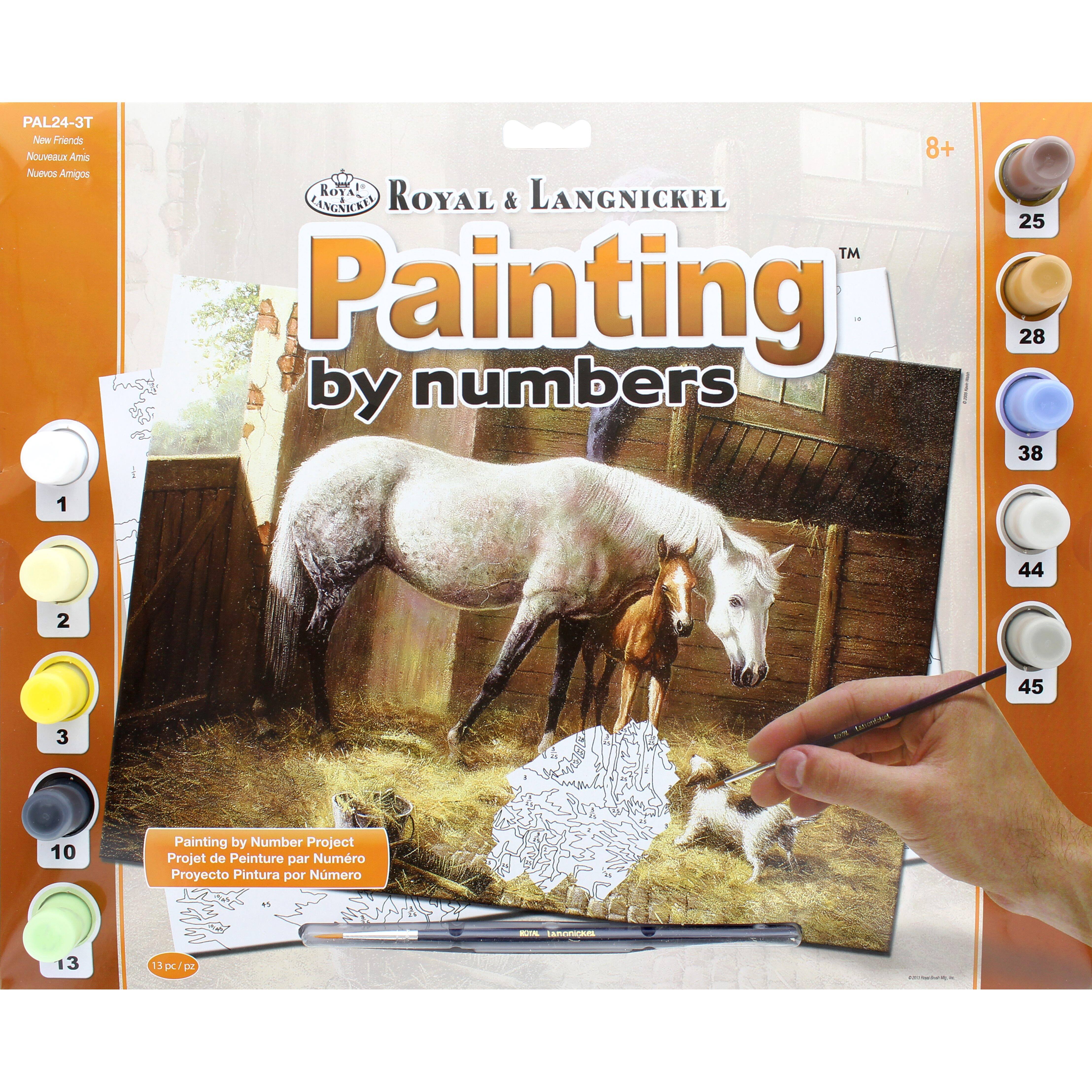 Royal & Langnickel® New Friends Painting by Numbers™ Kit Paint by