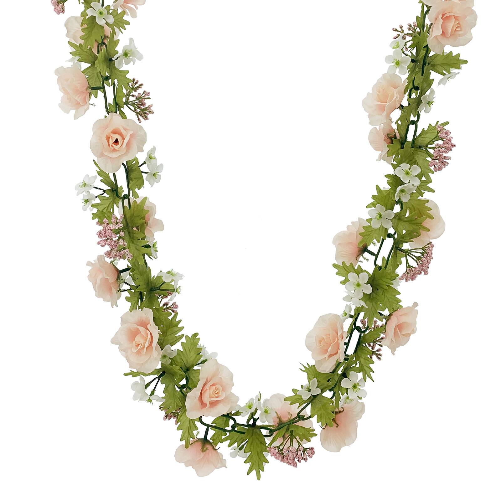 6ft. Pink Rose Garland by Ashland®