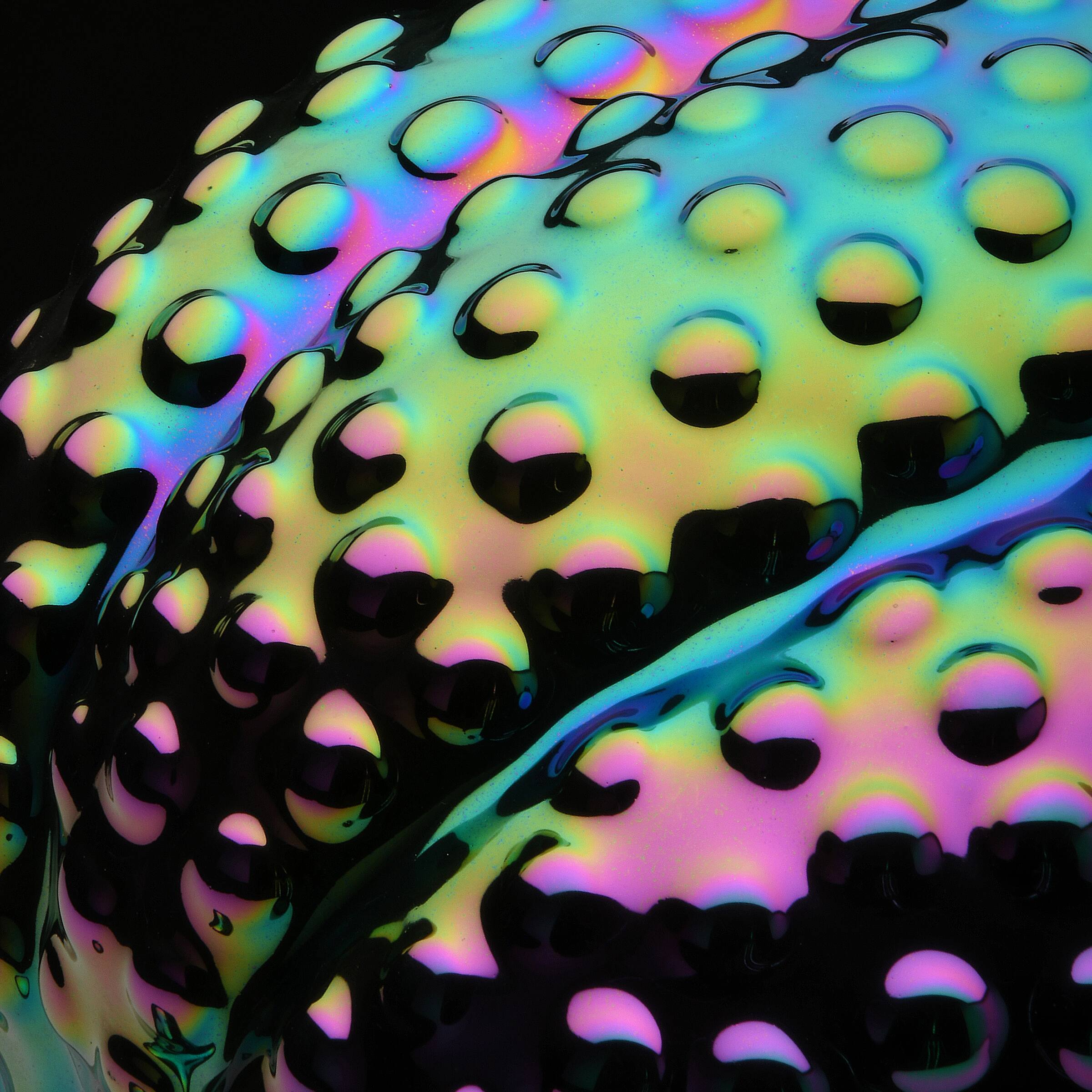 10" Purple Iridescent Pumpkin Décor