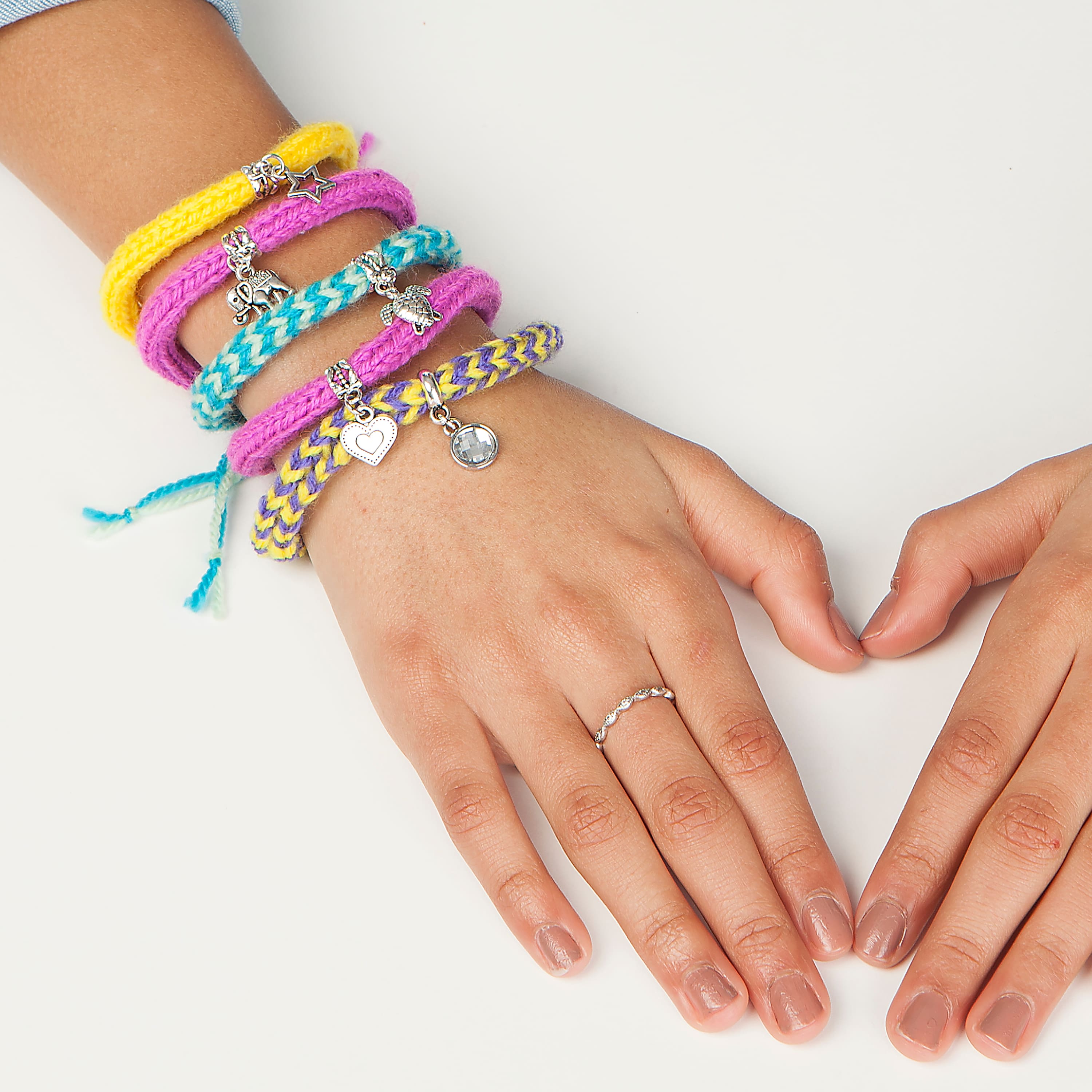 Creativity for Kids Quick Knit Charm Bracelets Kit