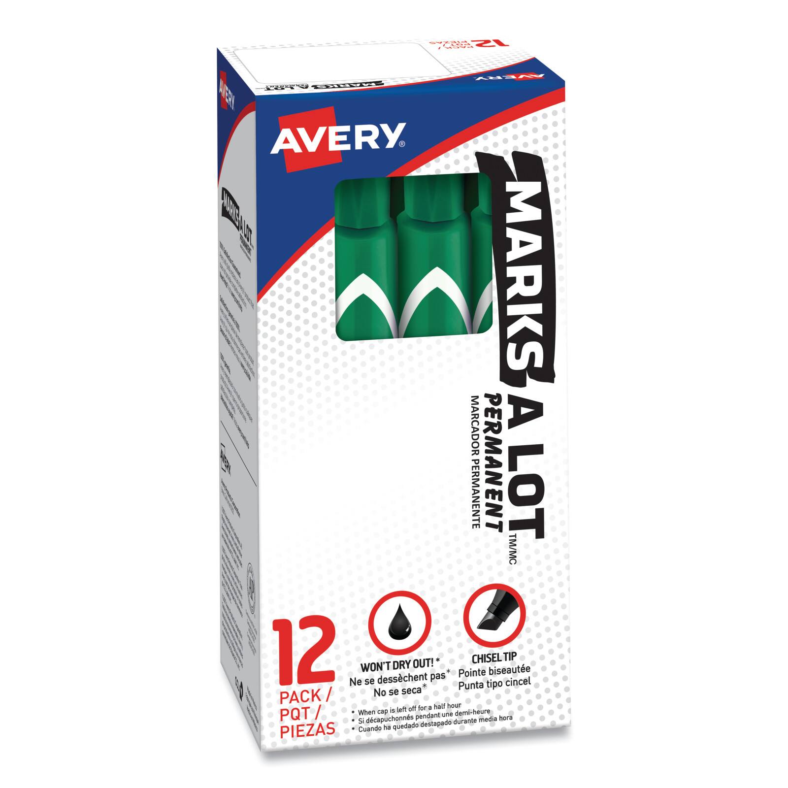 12 Packs: 12 ct. (144 total) Avery® MARKS A LOT Permanent Markers