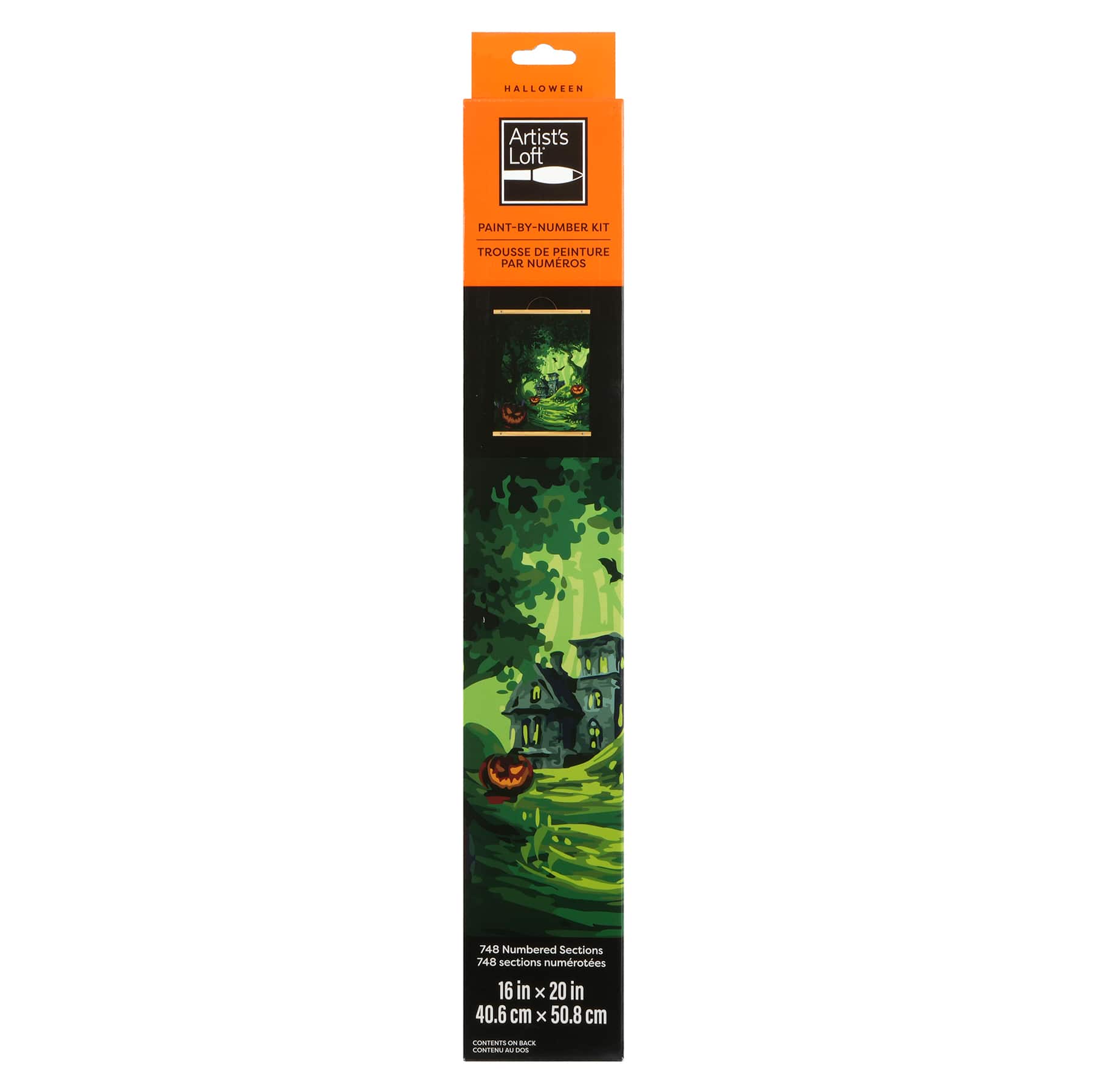 16&#x22; x 20&#x22; House in Forest Paint-by-Number Kit with Wood Display Hanger by Artist&#x27;s Loft&#xAE;