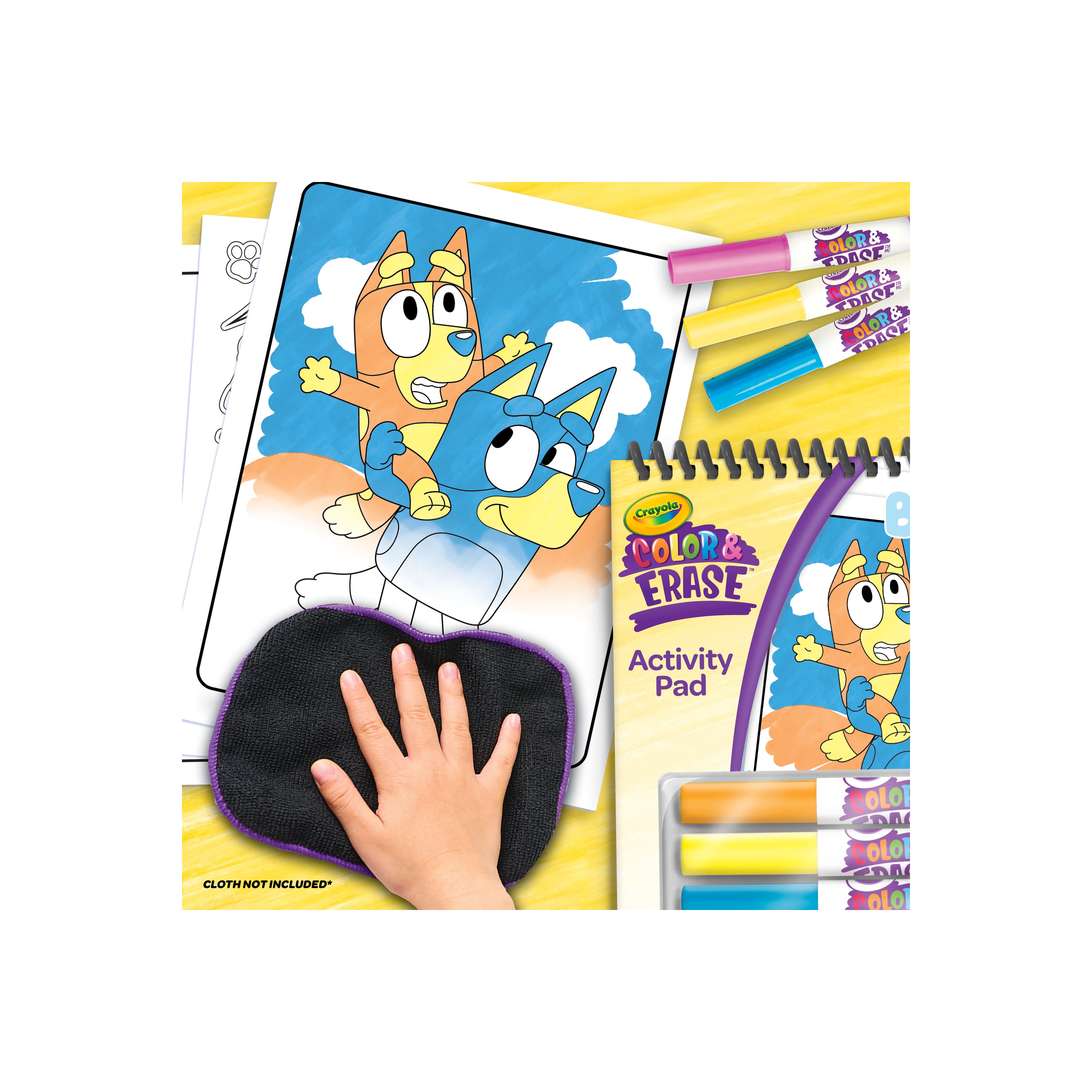 Crayola&#xAE; Color &#x26; Erase&#x2122; Bluey Activity Pad