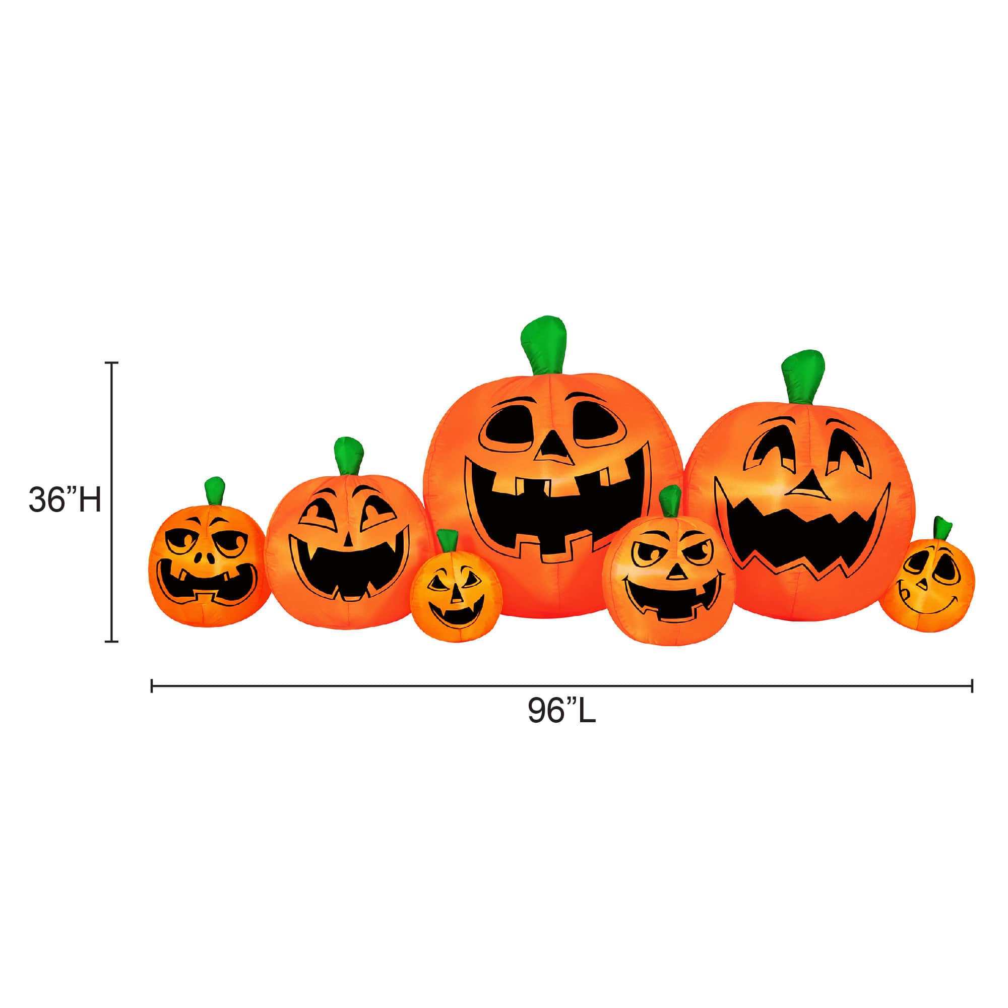 8ft. Inflatable Halloween Pumpkin Patch