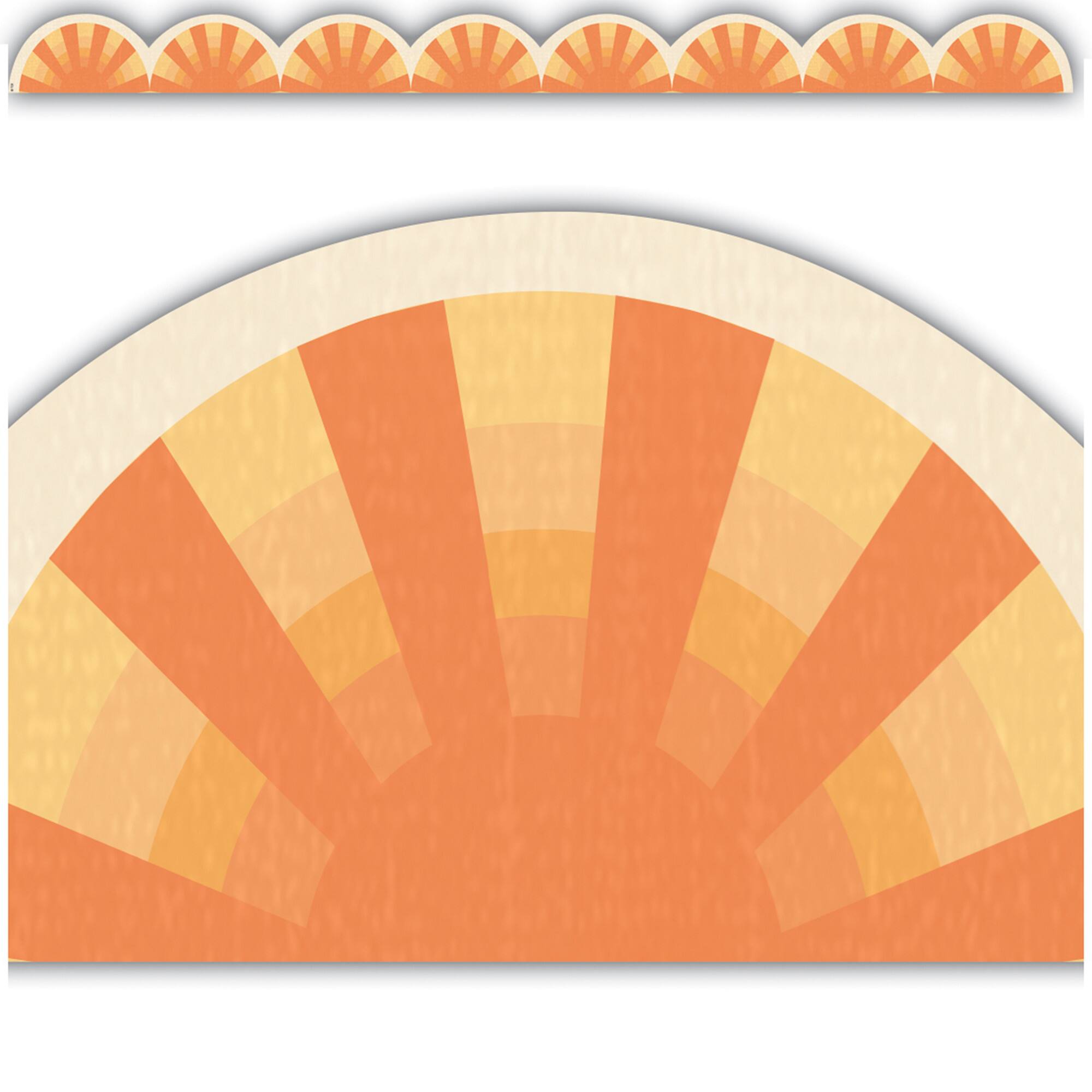 Teacher Created Resources® 2.75" x 35ft. Moving Mountain Road Trip Sunshine Border Trim, 6 Packs of 12