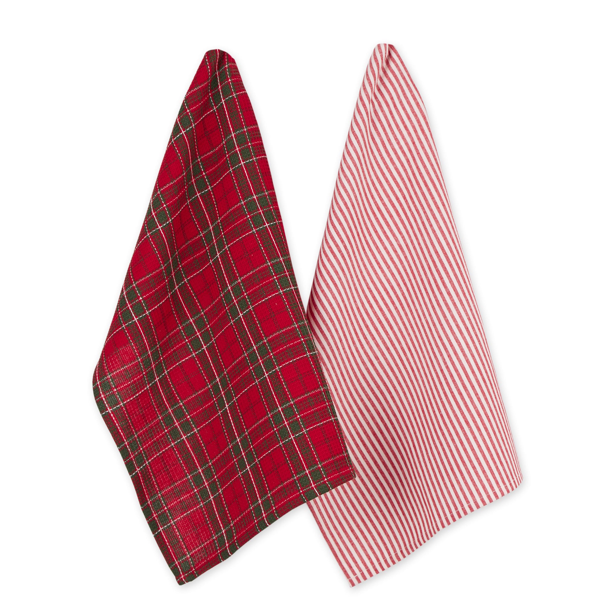 DII® Vintage Tartan Dishtowel Set