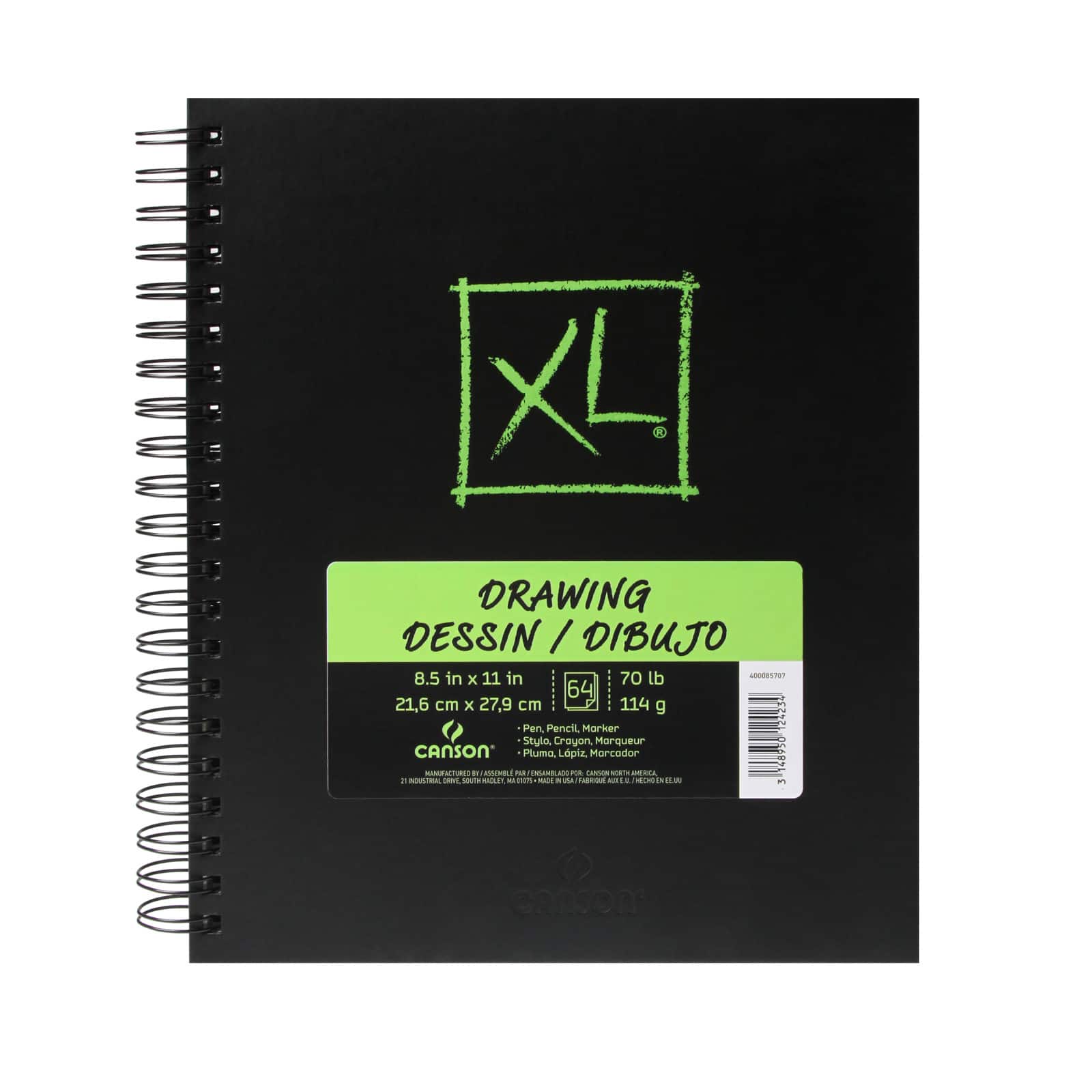 6 Pack: Canson&#xAE; XL&#xAE; Drawing Book, 8.5&#x22; x 11&#x22;