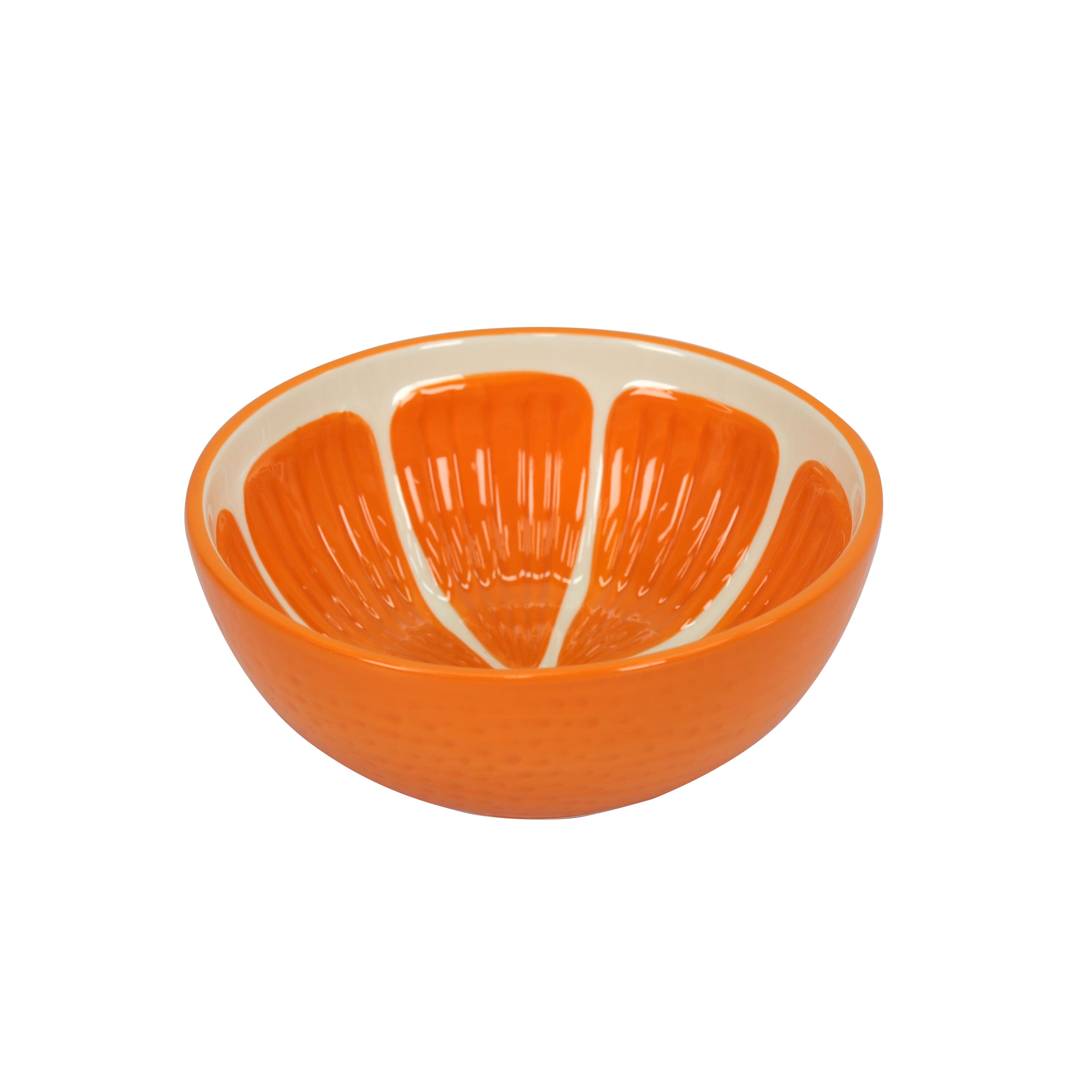 6&#x22; Orange Ceramic Bowl by Celebrate It&#xAE;