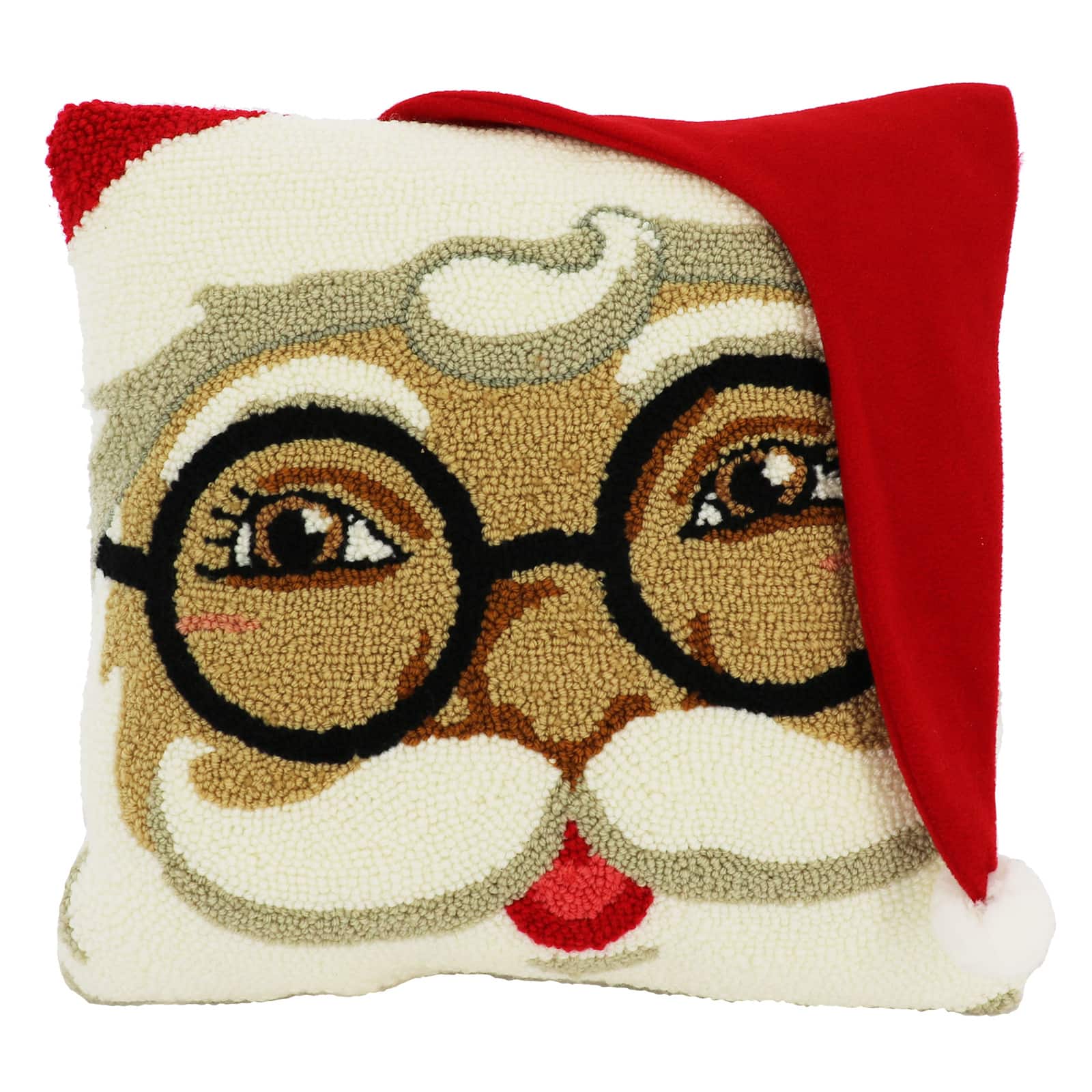 16&#x22; Santa Face Throw Pillow by Ashland&#xAE;
