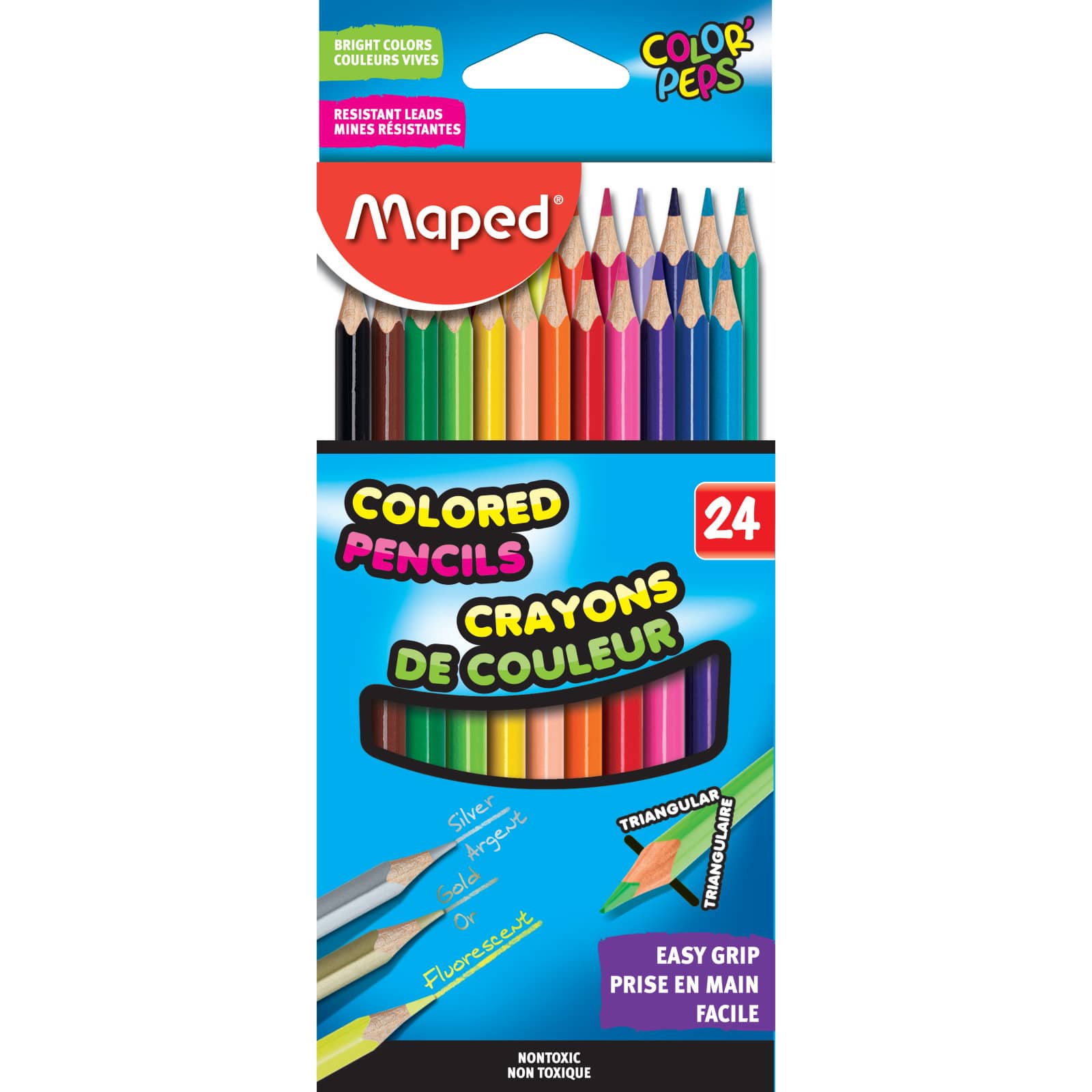 Maped® Color'Peps Colored Pencil Set, 24ct.