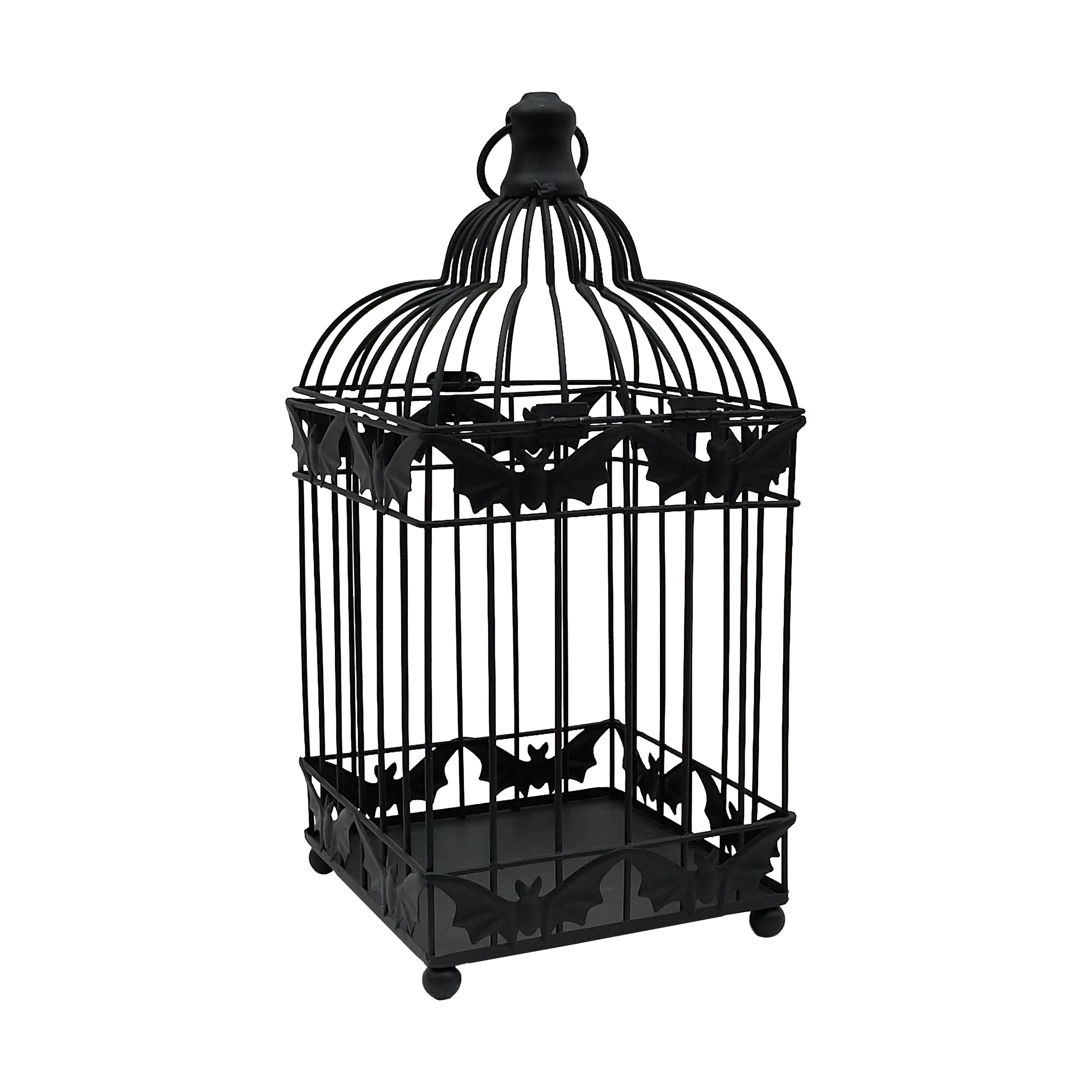 11.75&#x22; Black Metal Bird Cage by Ashland&#xAE;