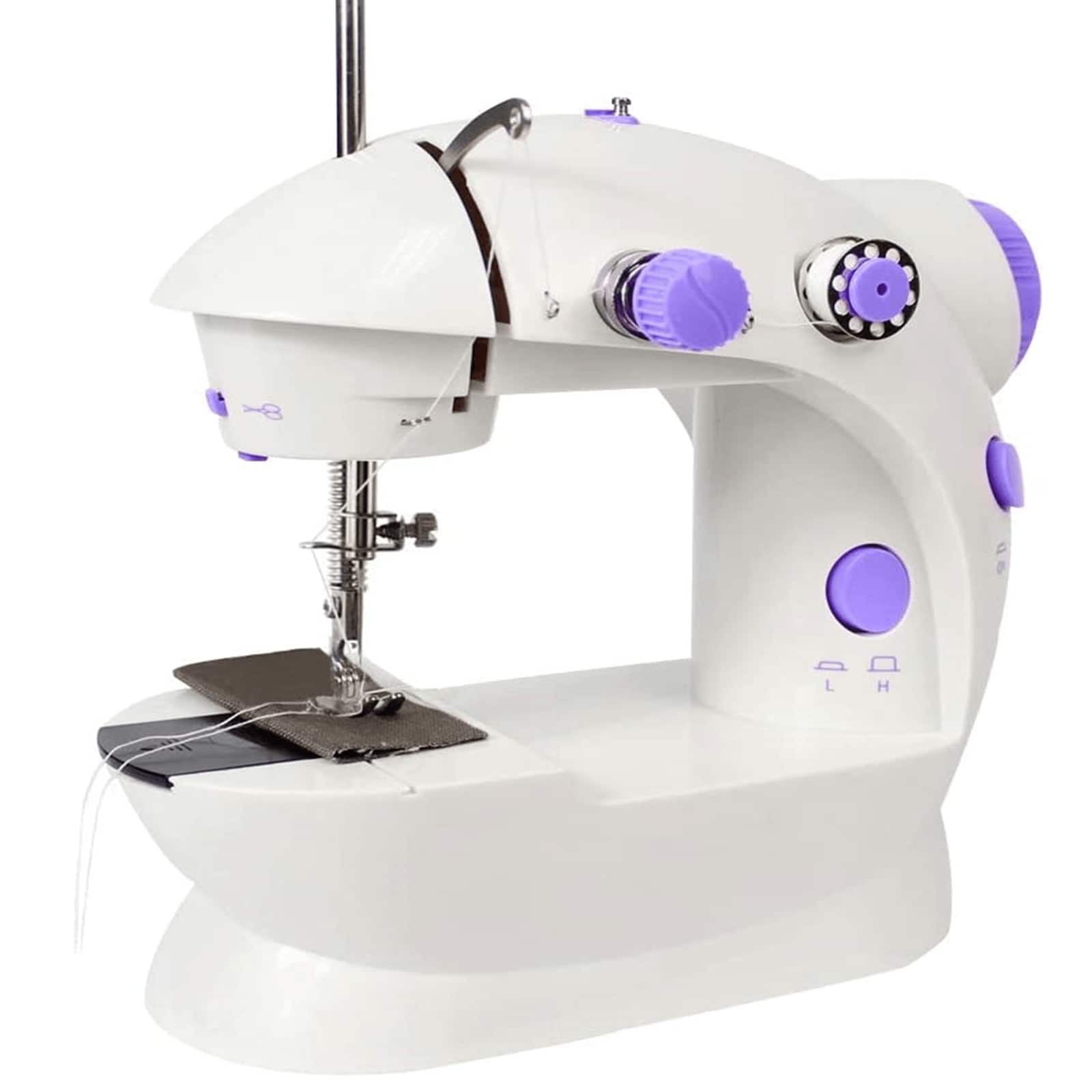 Liantral Lavender Dual Speed Mini Sewing Machine for Beginners