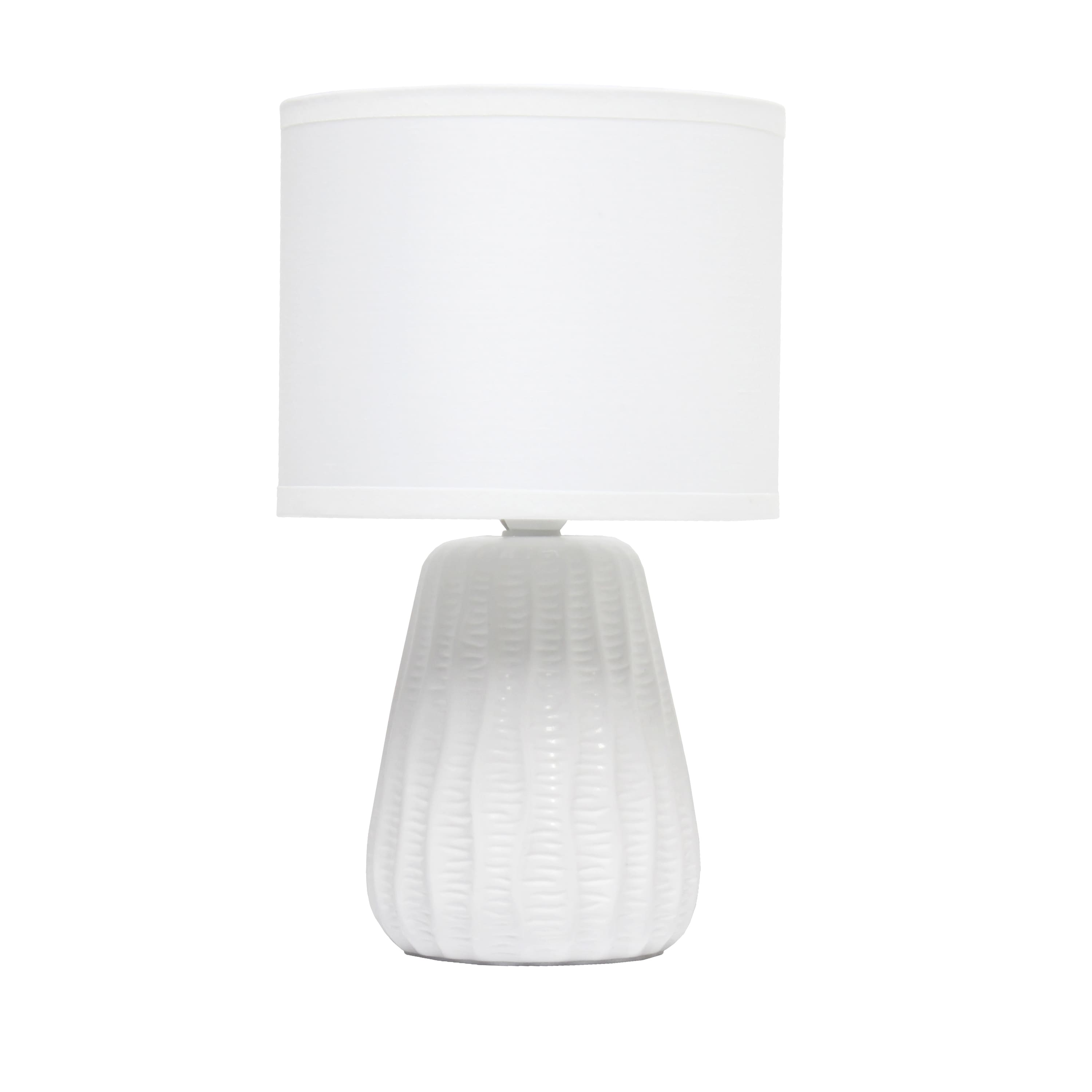 Simple Designs 11&#x22; Mini Ceramic Pastel Table Lamp