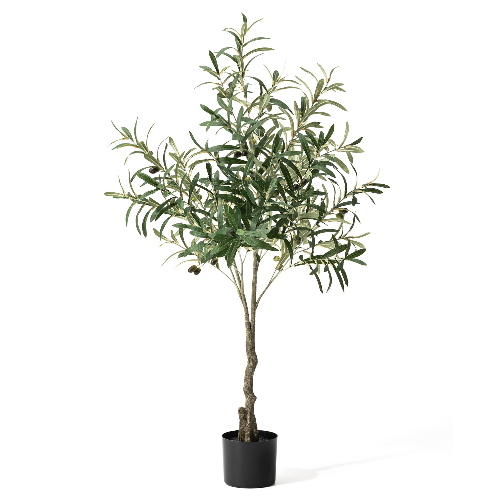 Glitzhome&#xAE; 4ft. Faux Olive Tree in Pot