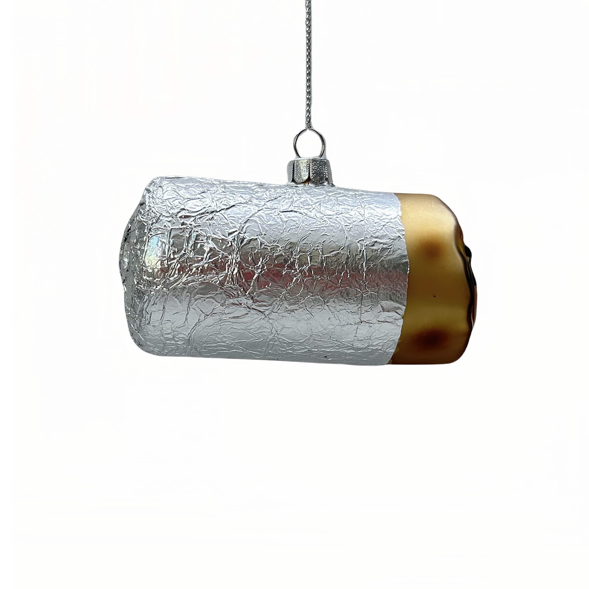 4&#x22; Wrapped Burrito Glass Ornament by Ashland&#xAE;