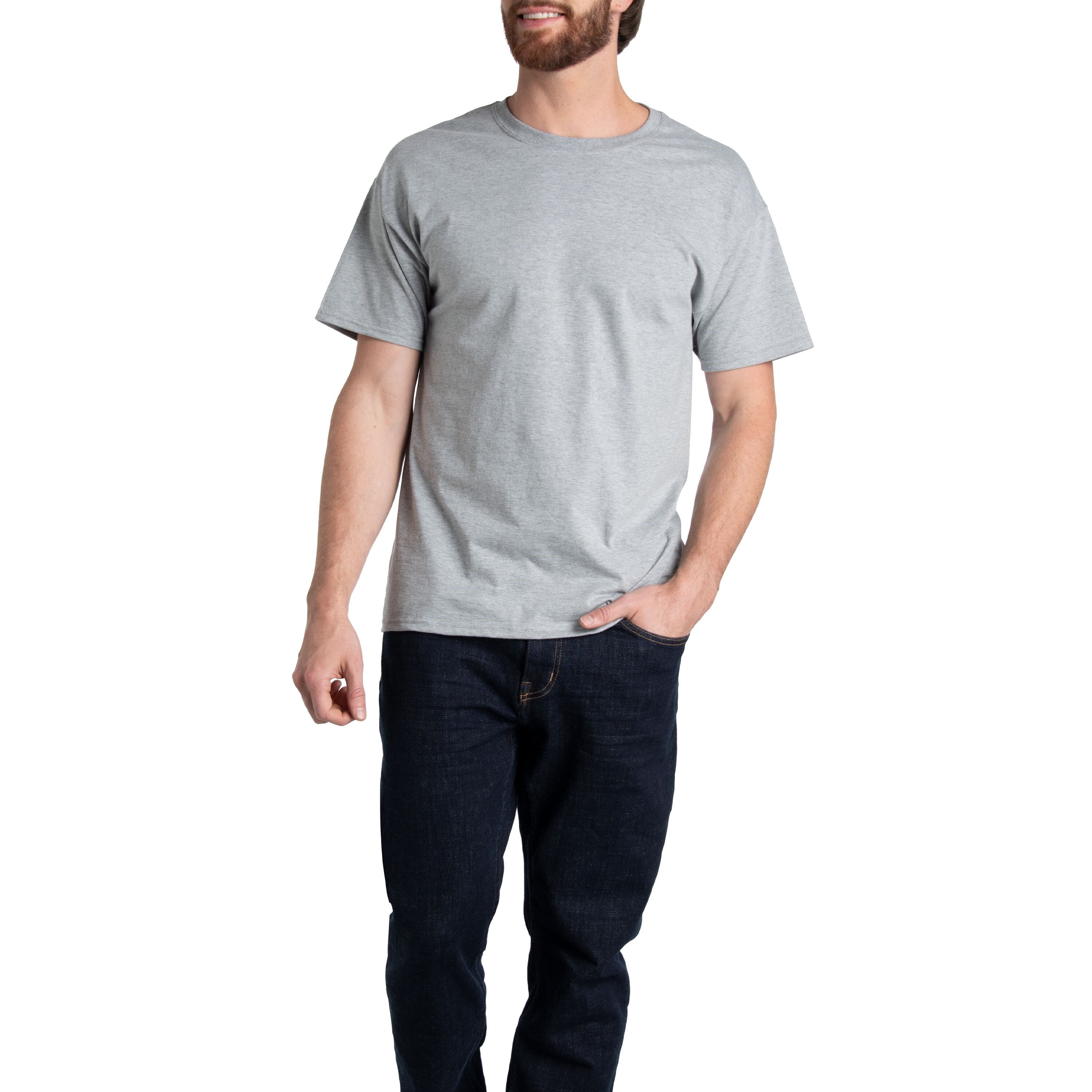 Fruit of the Loom EverSoft Mens Short Sleeve Crew T-Shirt 2 Pack