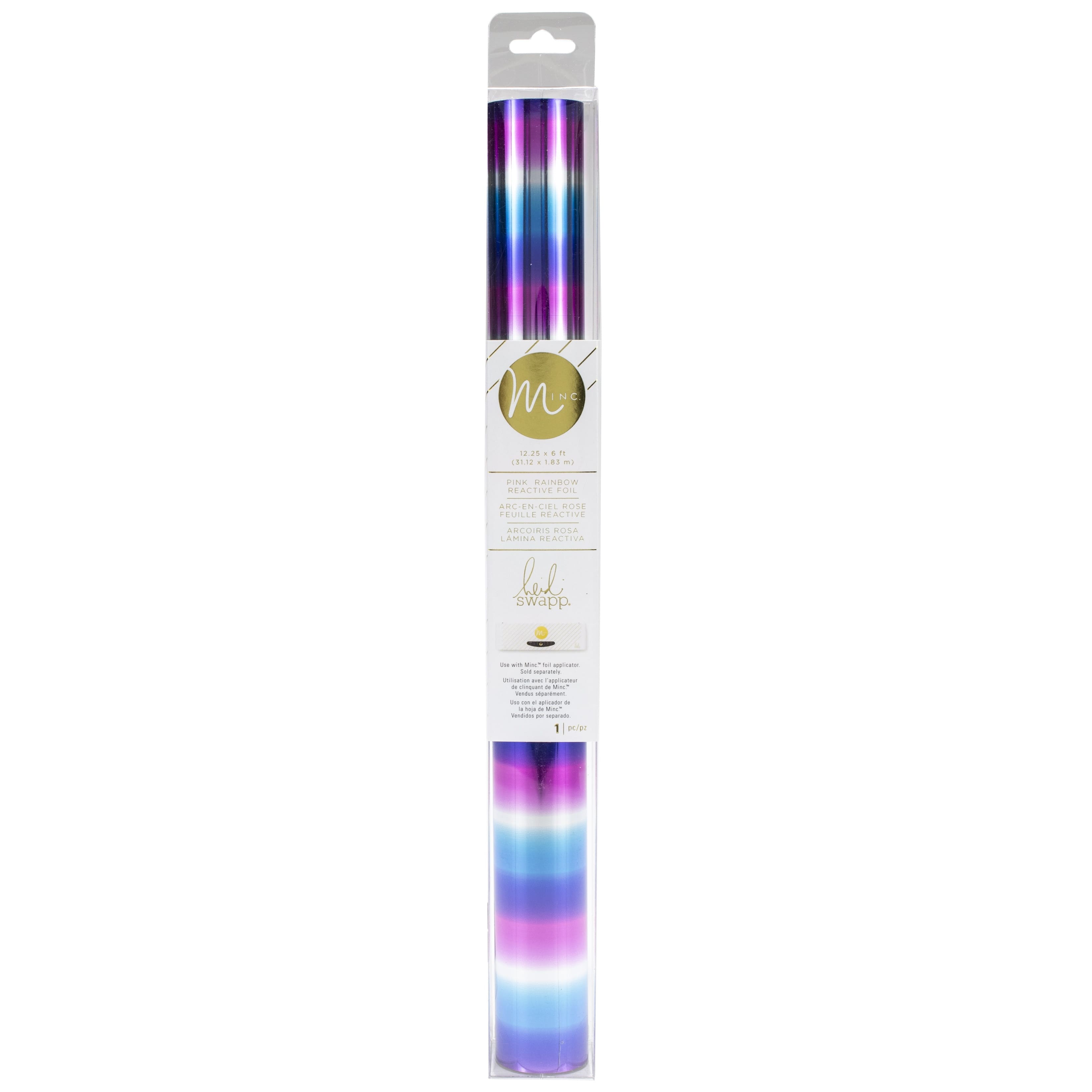 Heidi Swapp® Minc® 6ft. Pink Rainbow Reactive Foil Roll