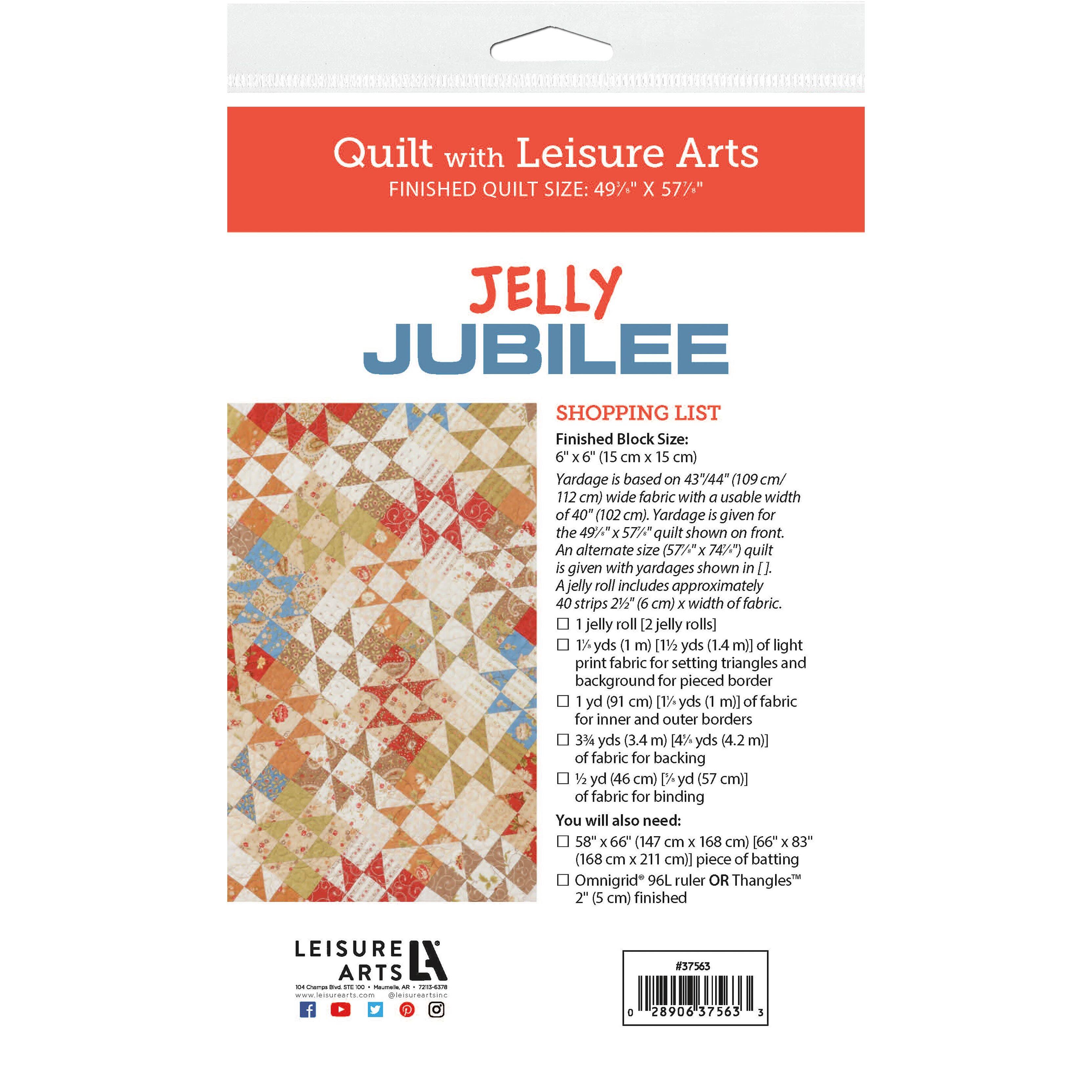 Leisure Arts® Jelly Jubilee Quilt Pattern