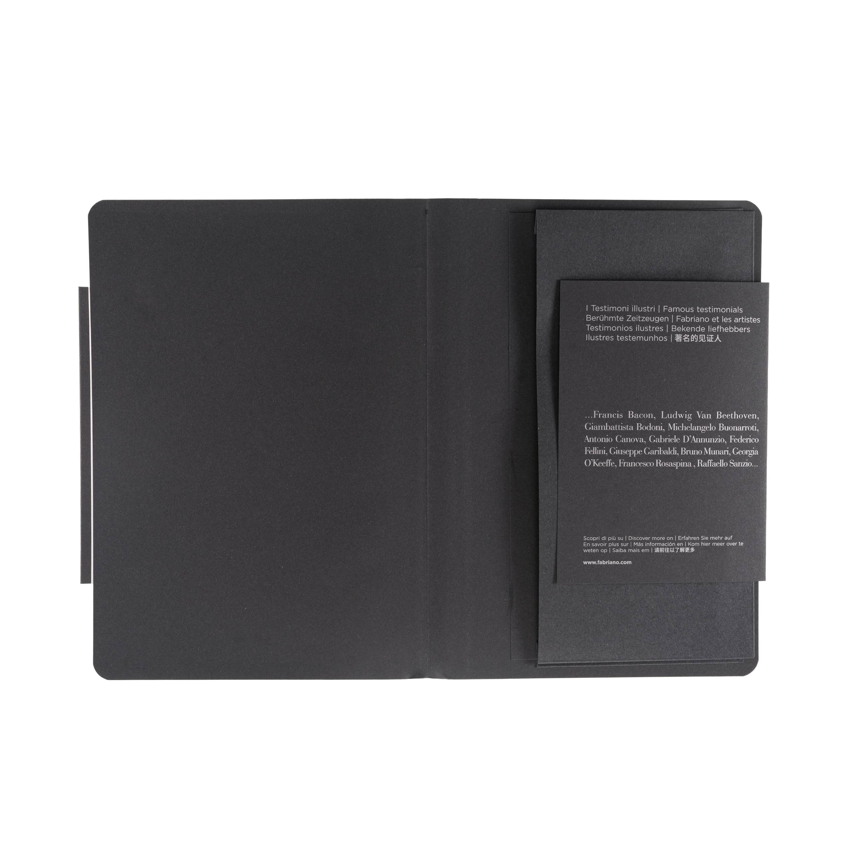 Fabriano® Ecoqua Plus A5 Dotted Fabric-Bound Notebook