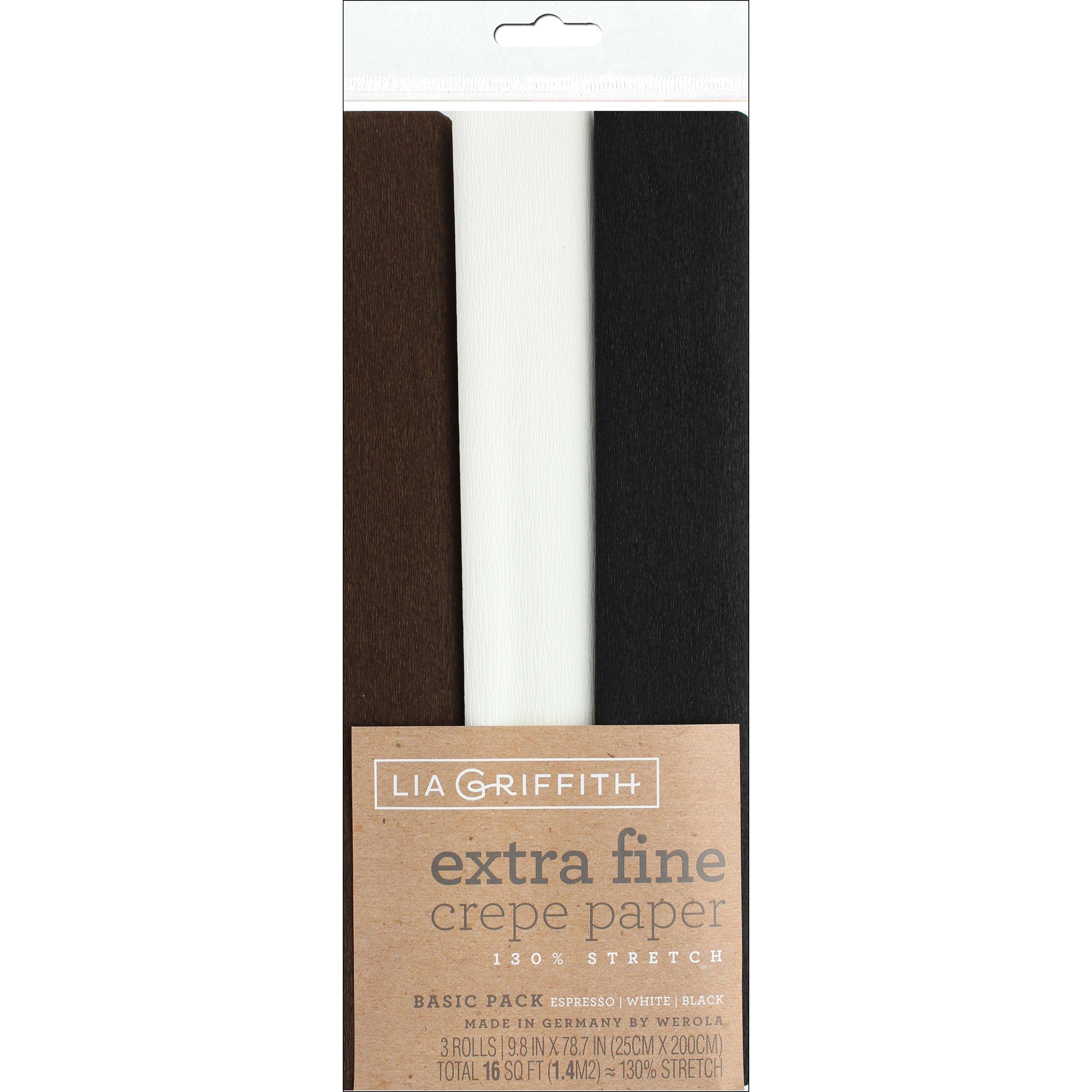 Werola Lia Griffith Neutrals Extra Fine Crepe Paper, 3ct. Michaels