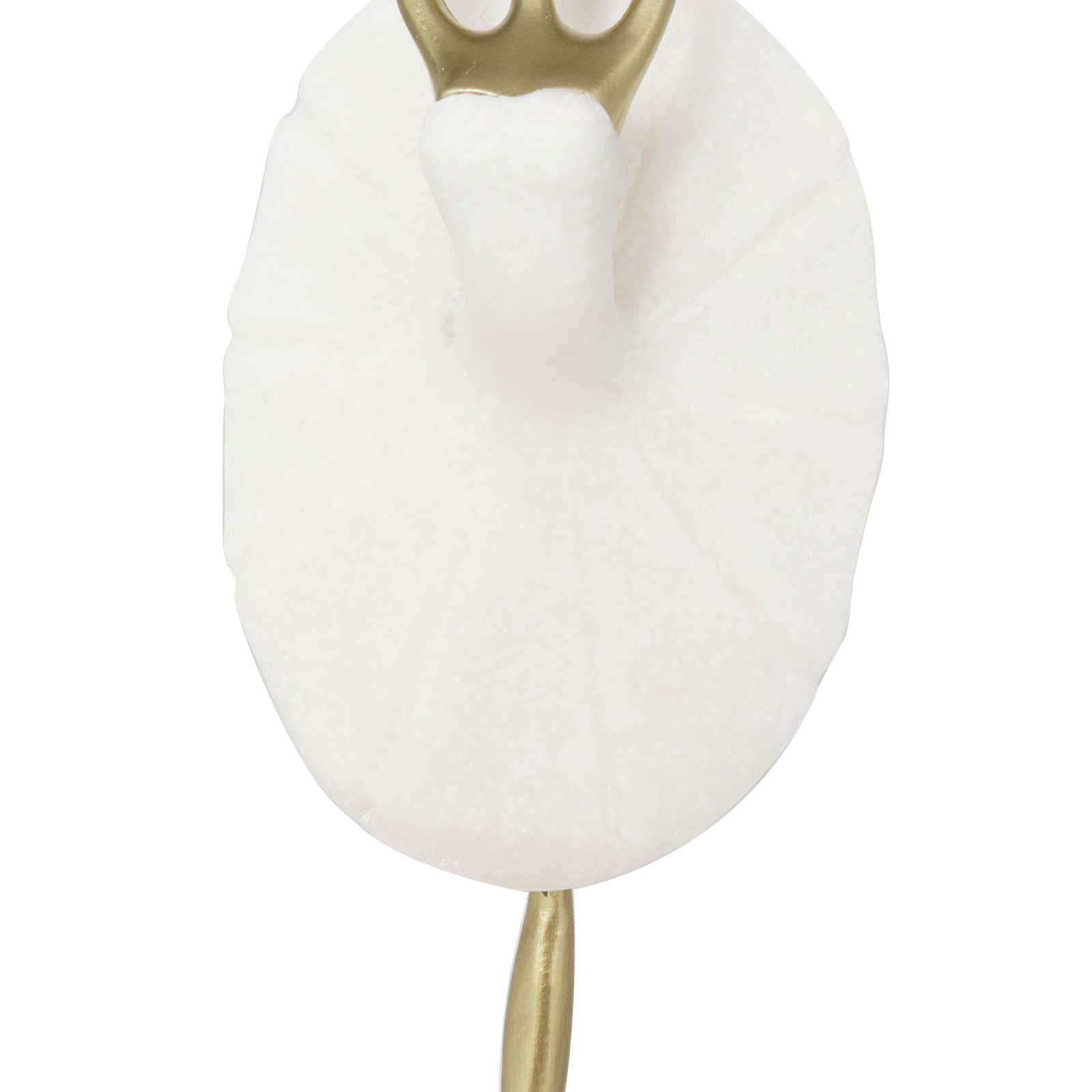 14&#x22; Cream Polystone Ballet Dancer Sculpture D&#xE9;cor