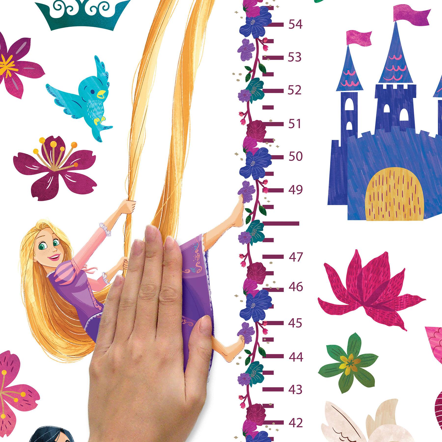 RoomMates Disney Princesses Growth Chart Peel &#x26; Stick Wall Decals