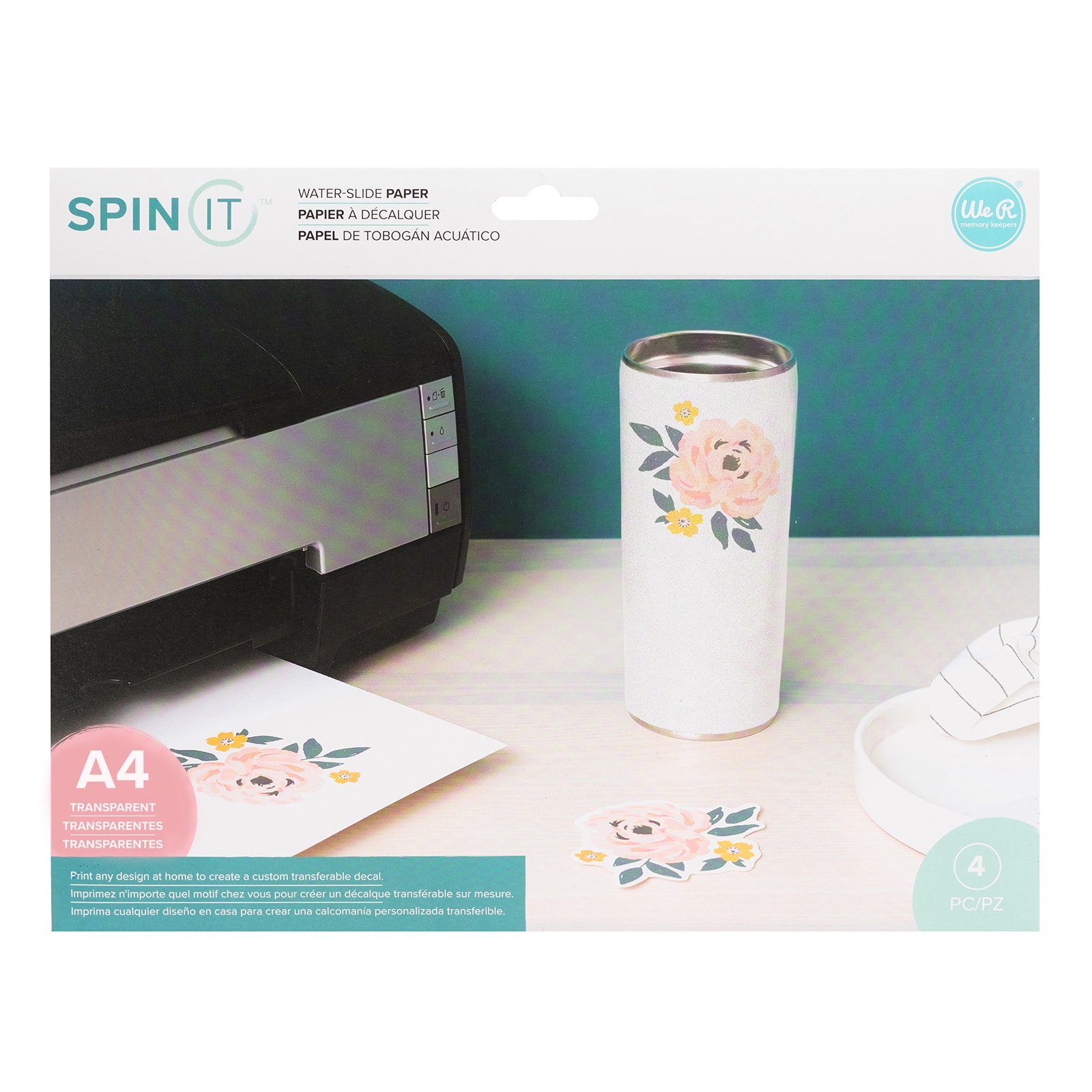 We R Memory Keepers Spin It Water Slide Paper