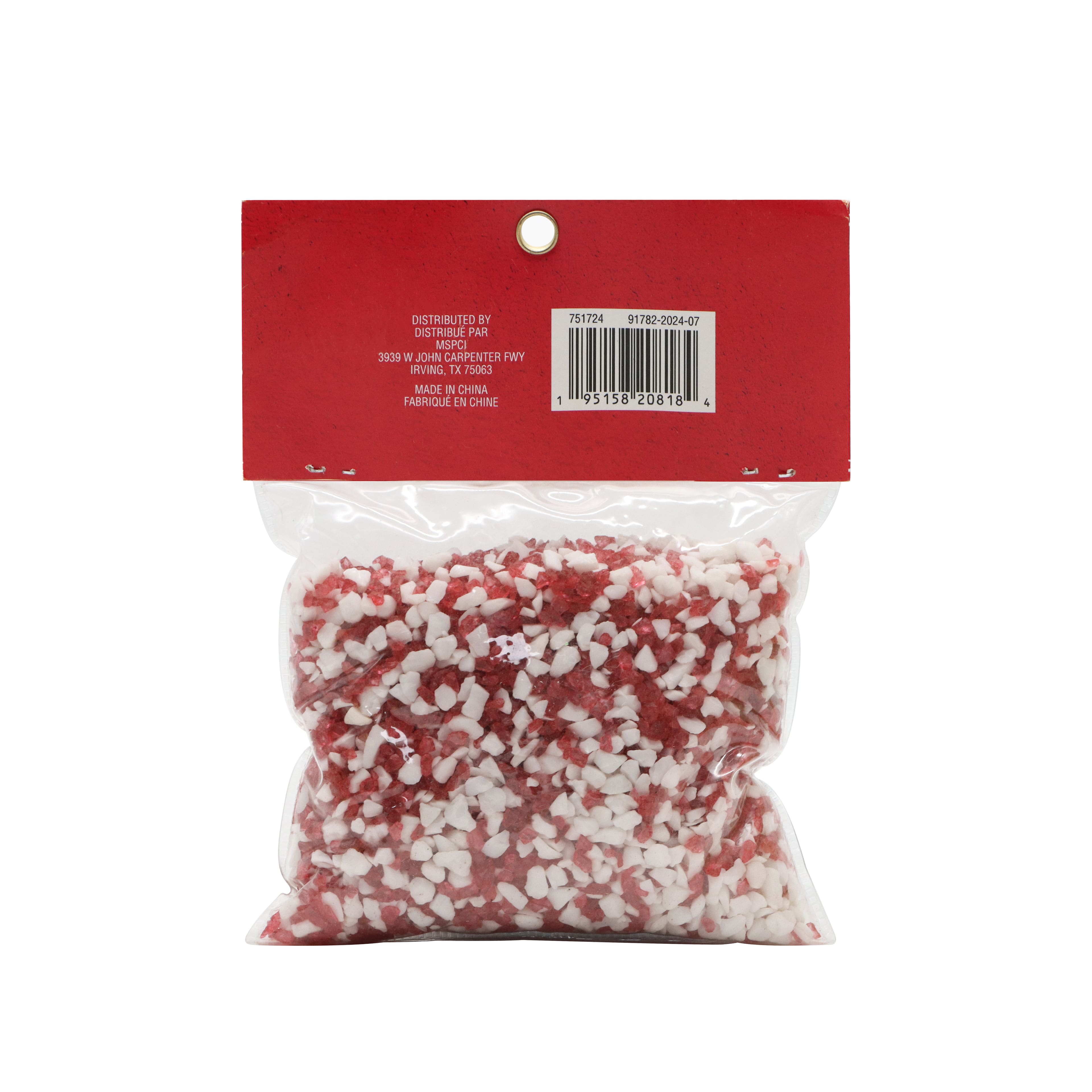 20oz. Red &#x26; White Crushed Glass Decorative Filler by Ashland&#xAE;