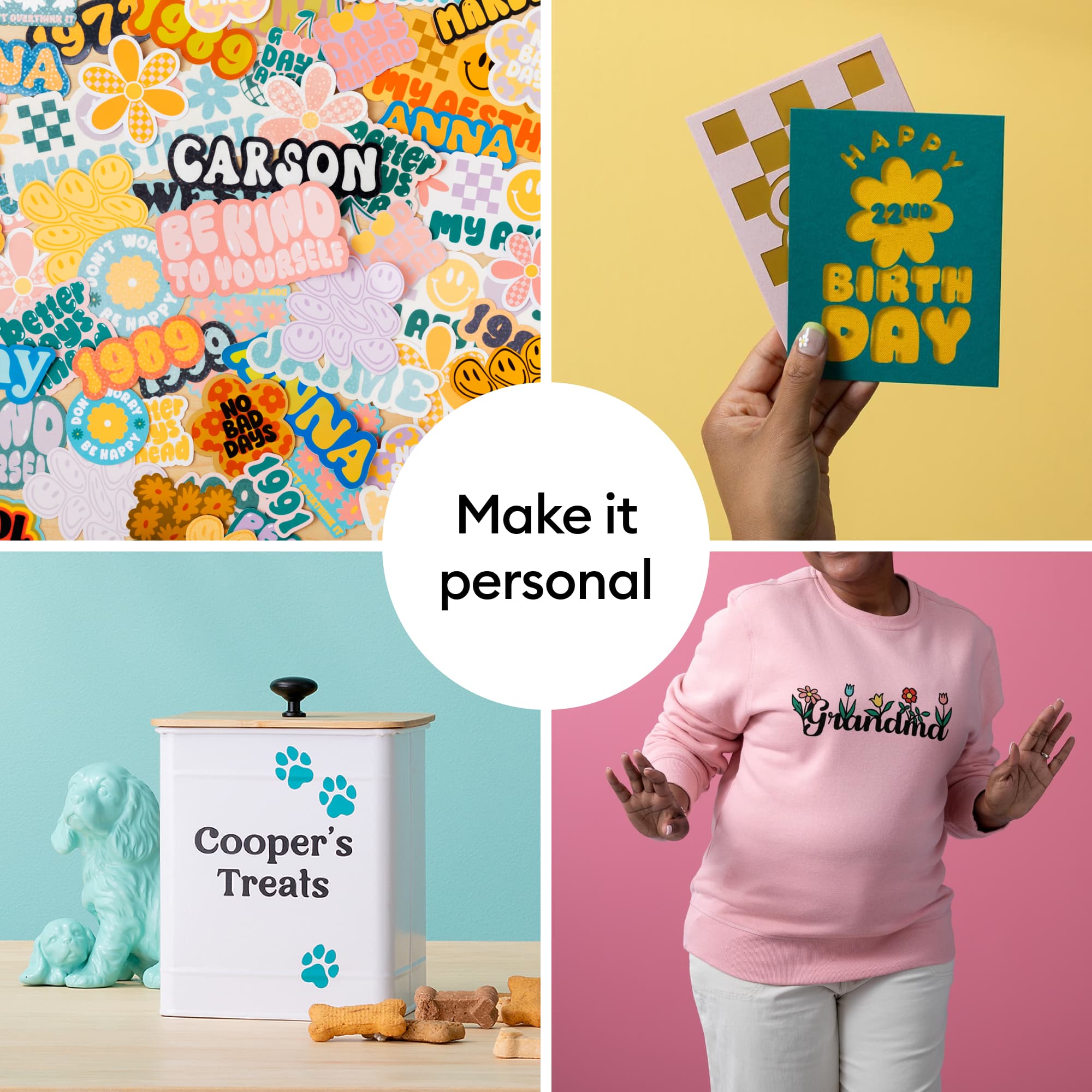 Machine &#xE0; d&#xE9;couper intelligente pour l&#x2019;artisanat facile Joy Xtra de Cricut