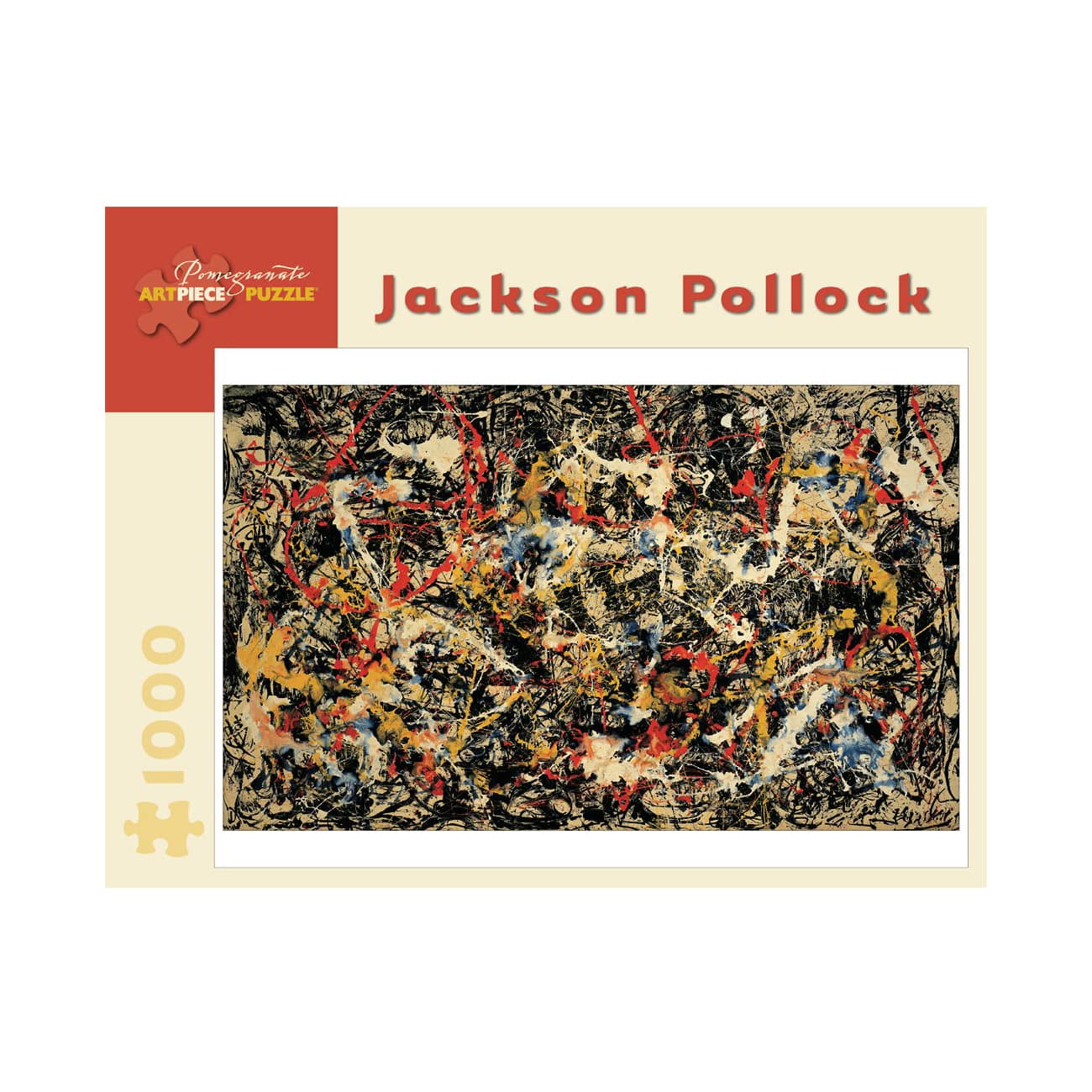 Pomegranate Artpiece Puzzle™ Jackson Pollock Convergence 1000 Piece Puzzle