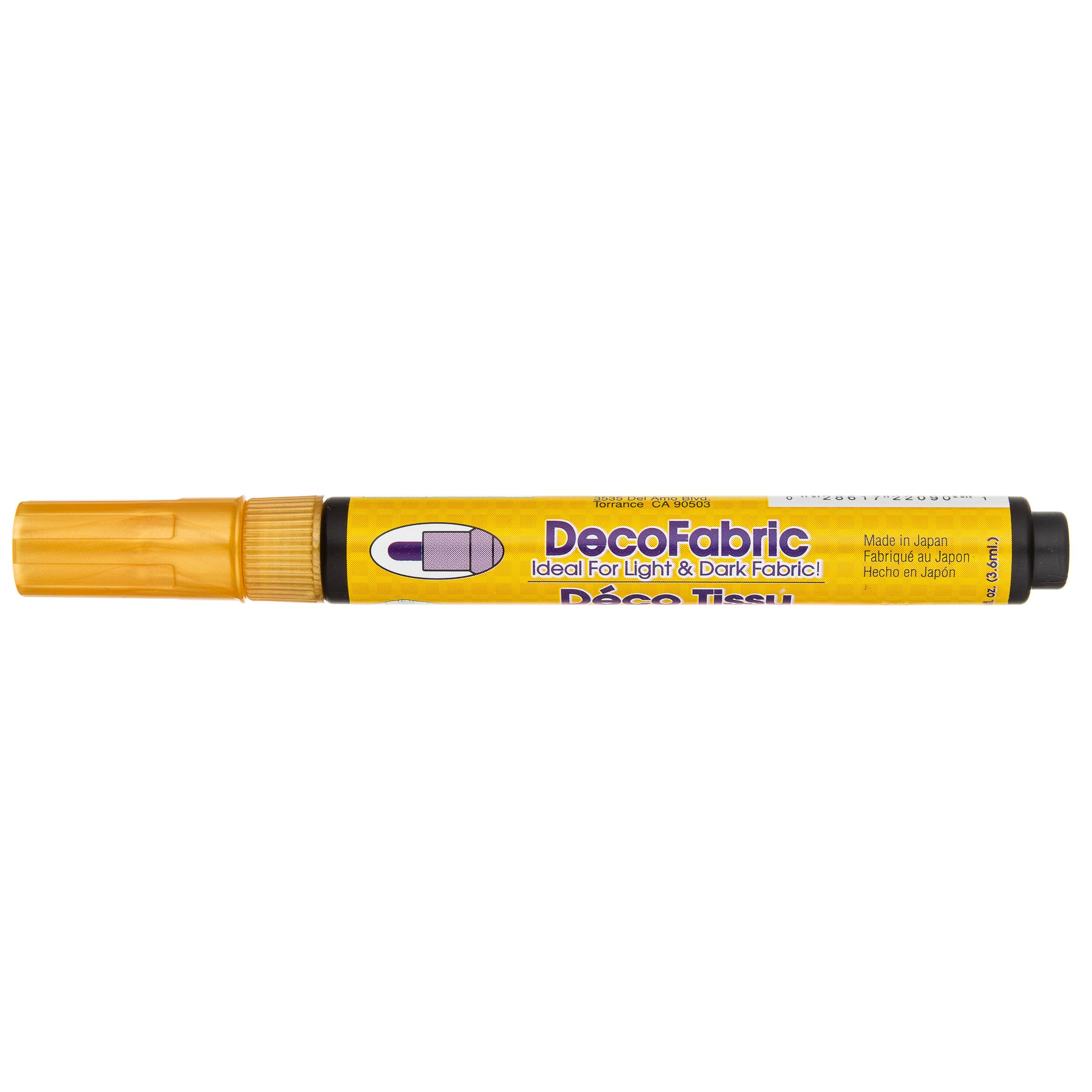 Marvy Uchida DecoFabric Marker By Marvy Uchida in Gold