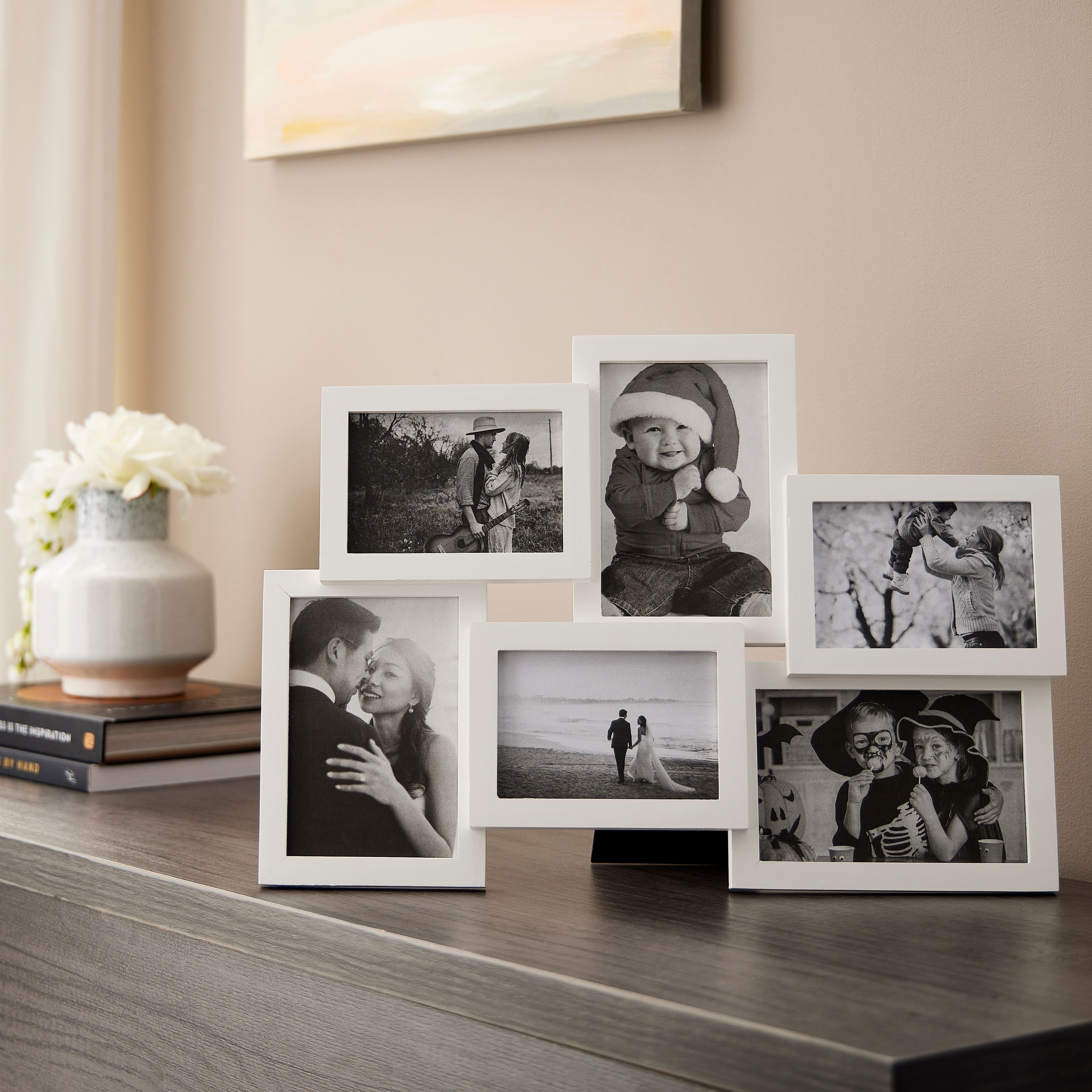 12 Pack: 6 Opening White Collage Frame, Expressions&#x2122; by Studio D&#xE9;cor&#xAE;