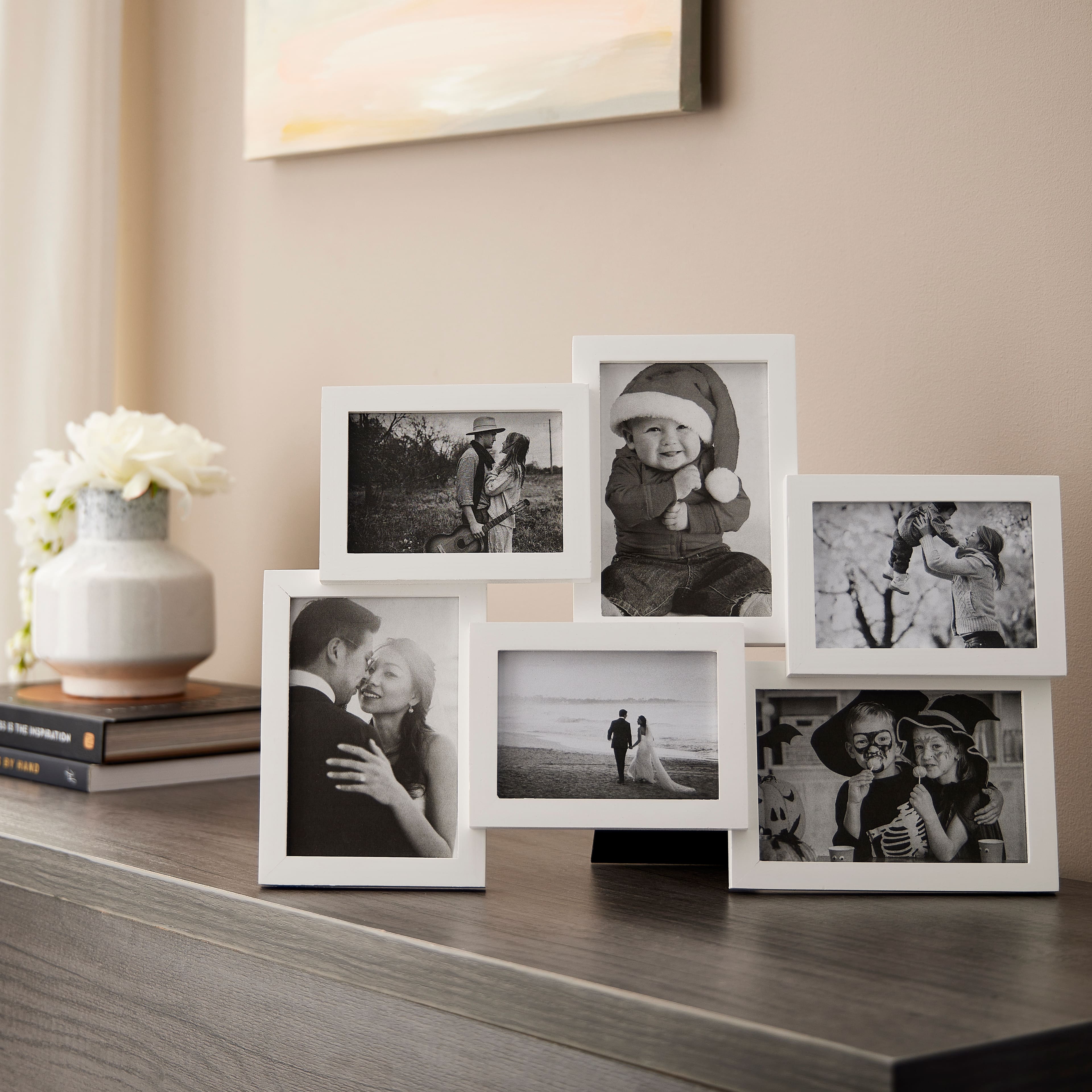 12 Pack: 6 Opening White Collage Frame, Expressions™ by Studio Décor®
