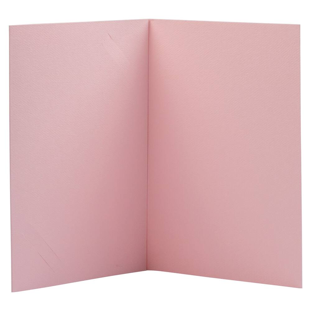 JAM Paper A7 Baby Pink Pastel Photo Notecards