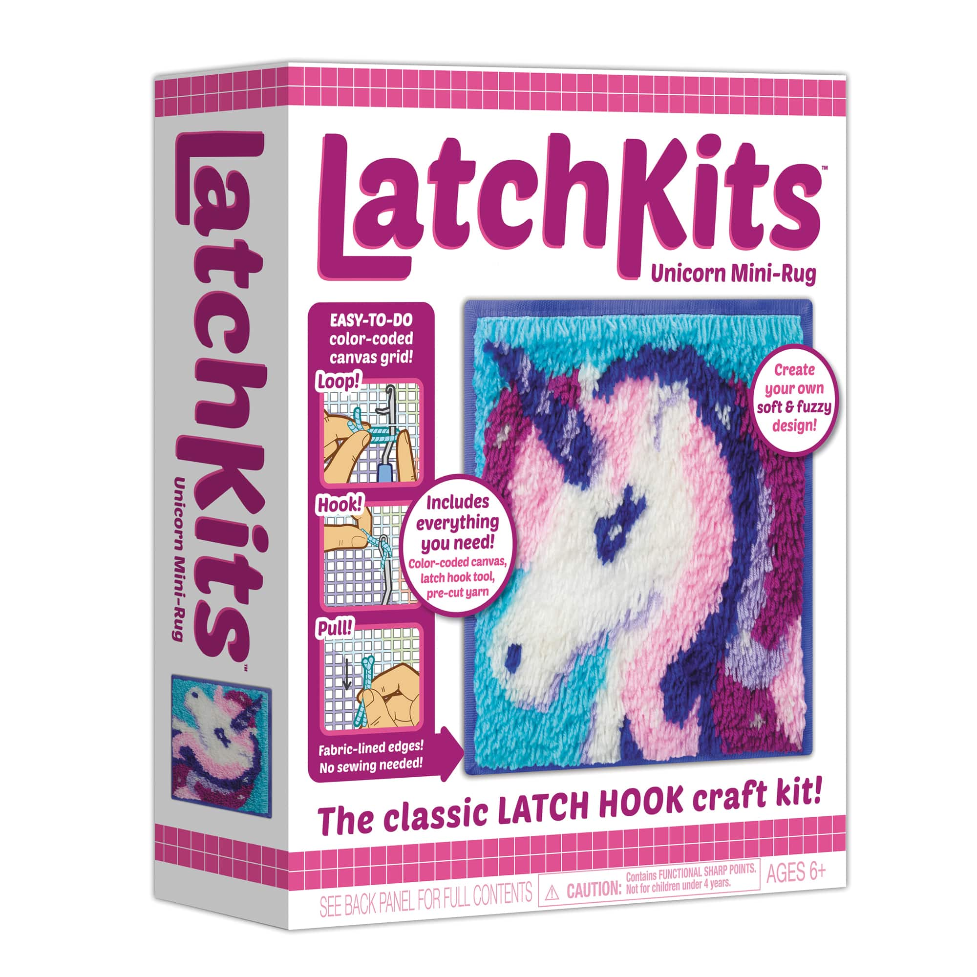 Kahootz Toys LatchKits Mini Rug Unicorn