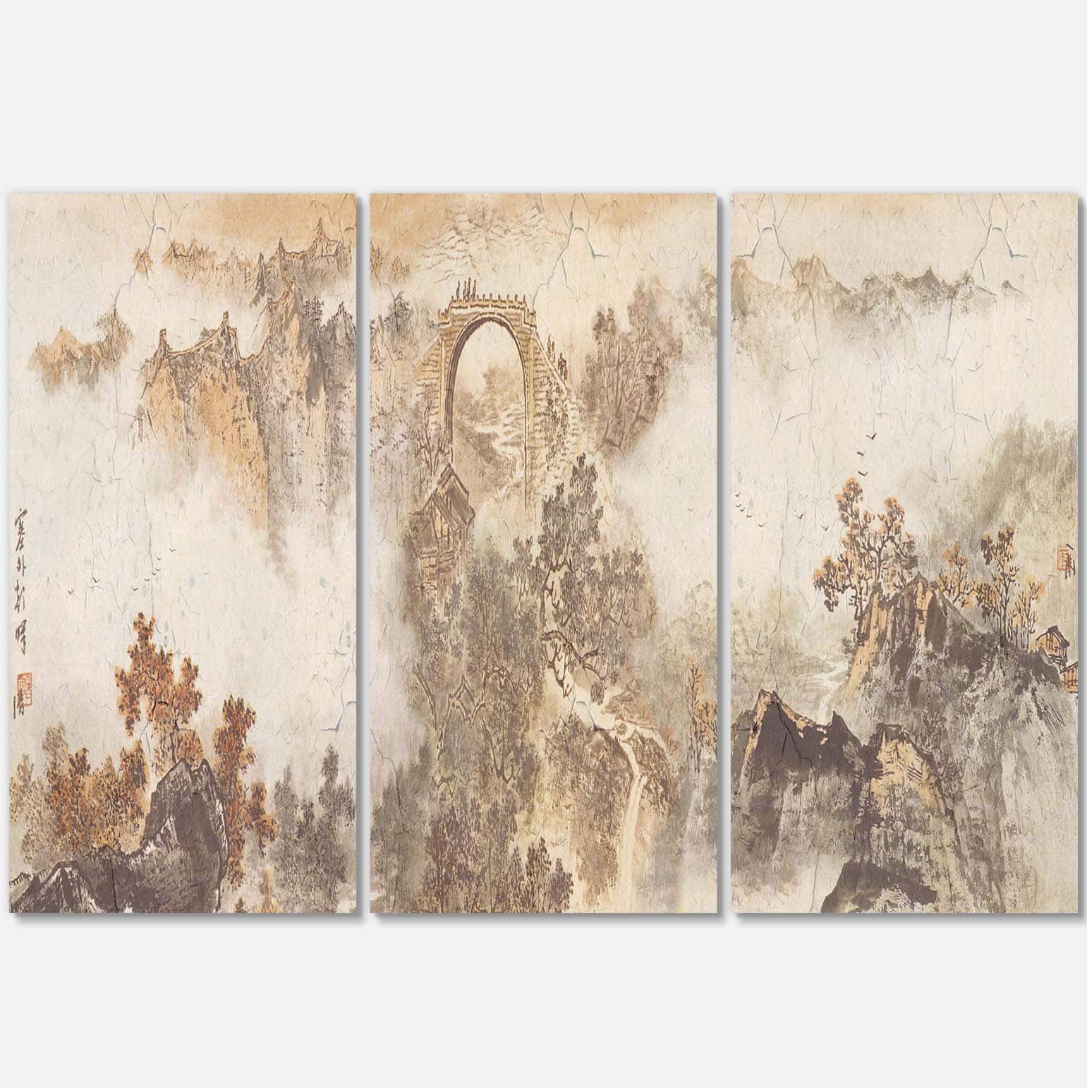 Designart - Nature in Vintage Style - Landscape Photography Canvas Print