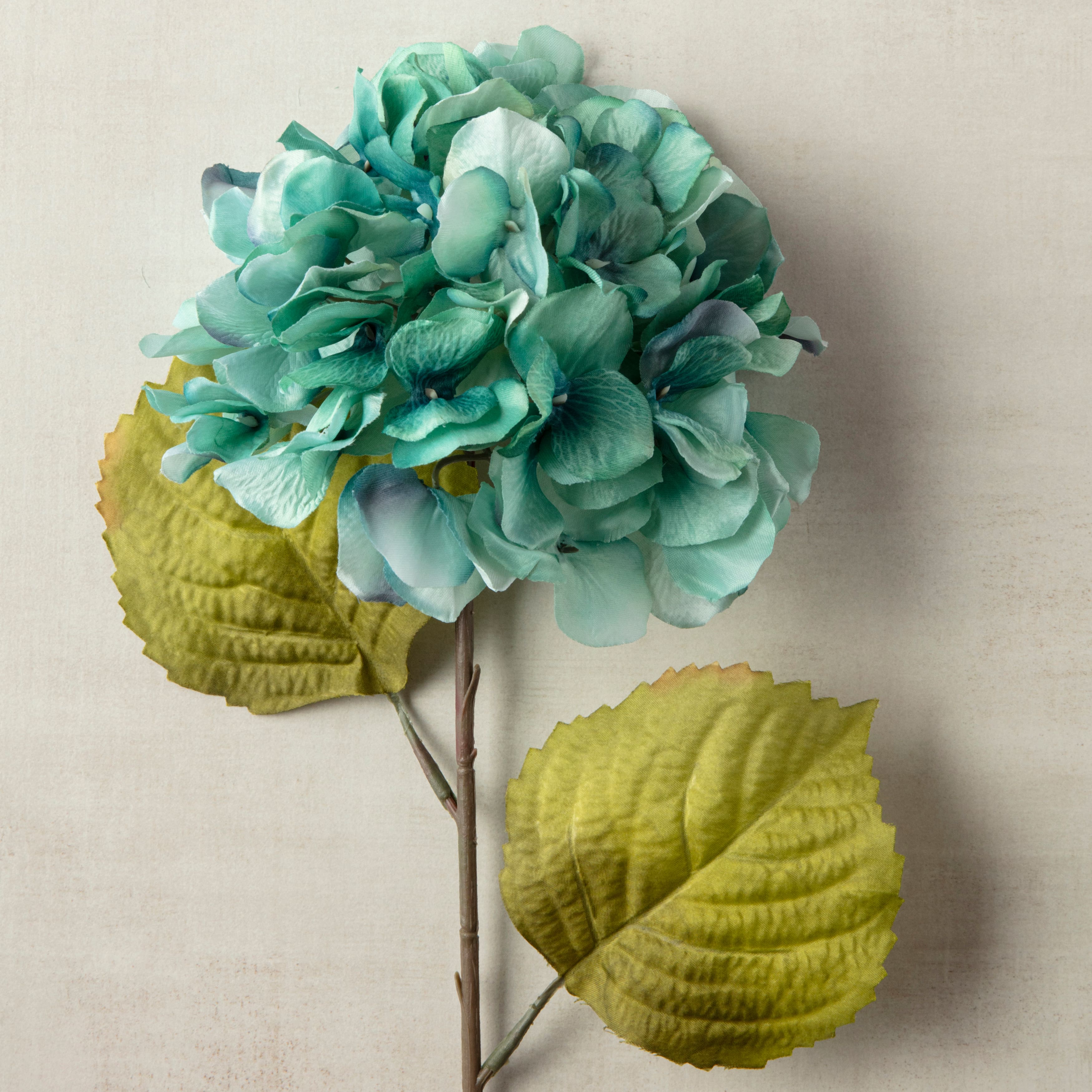 Teal Hydrangea Stem by Ashland®